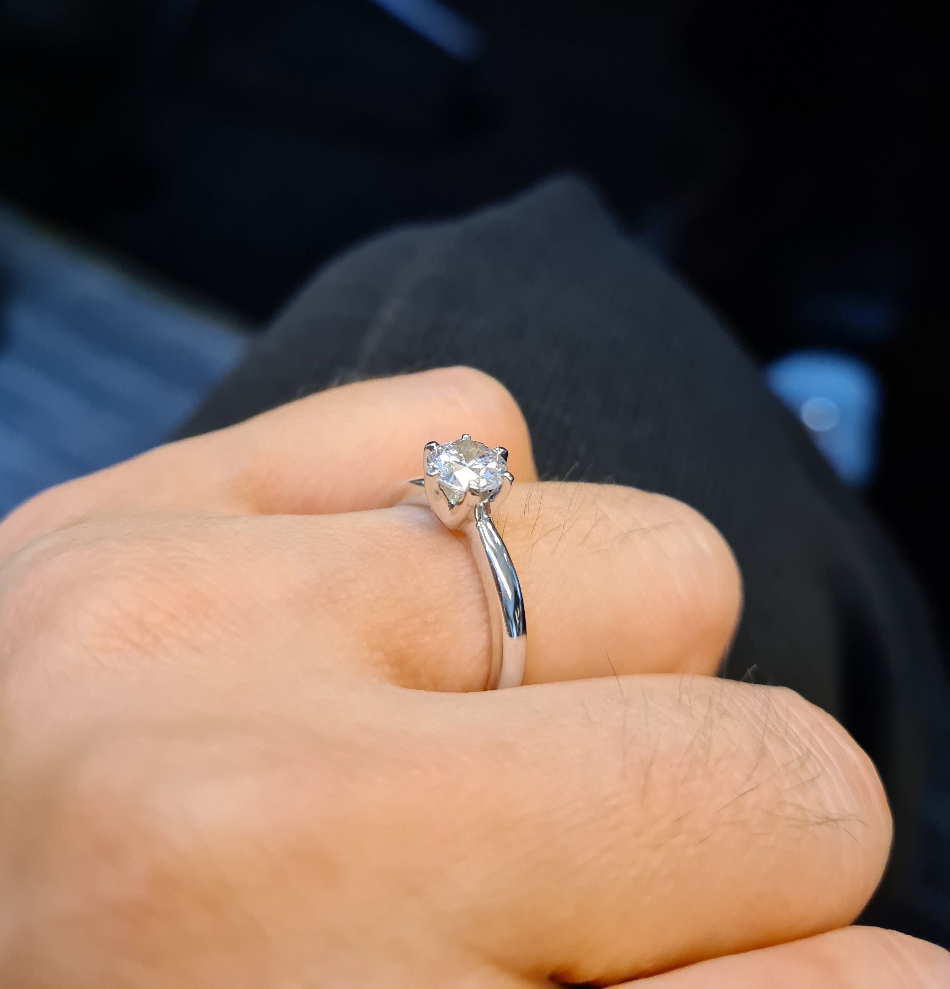 Classic Scintilli Solitaire Ring