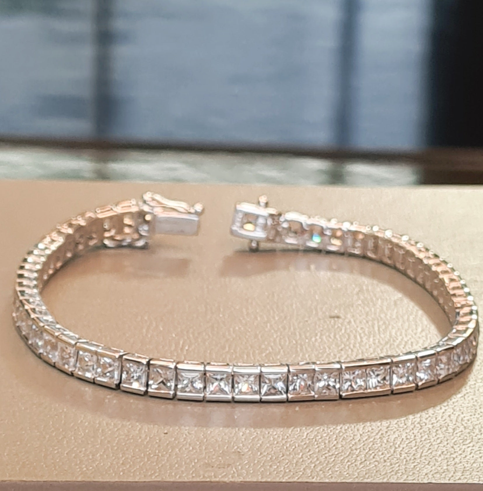 White Sapphire Bracelet