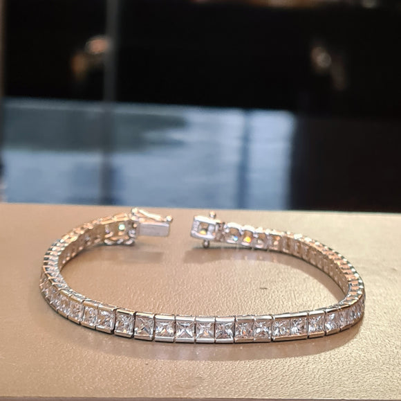 White Sapphire Bracelet