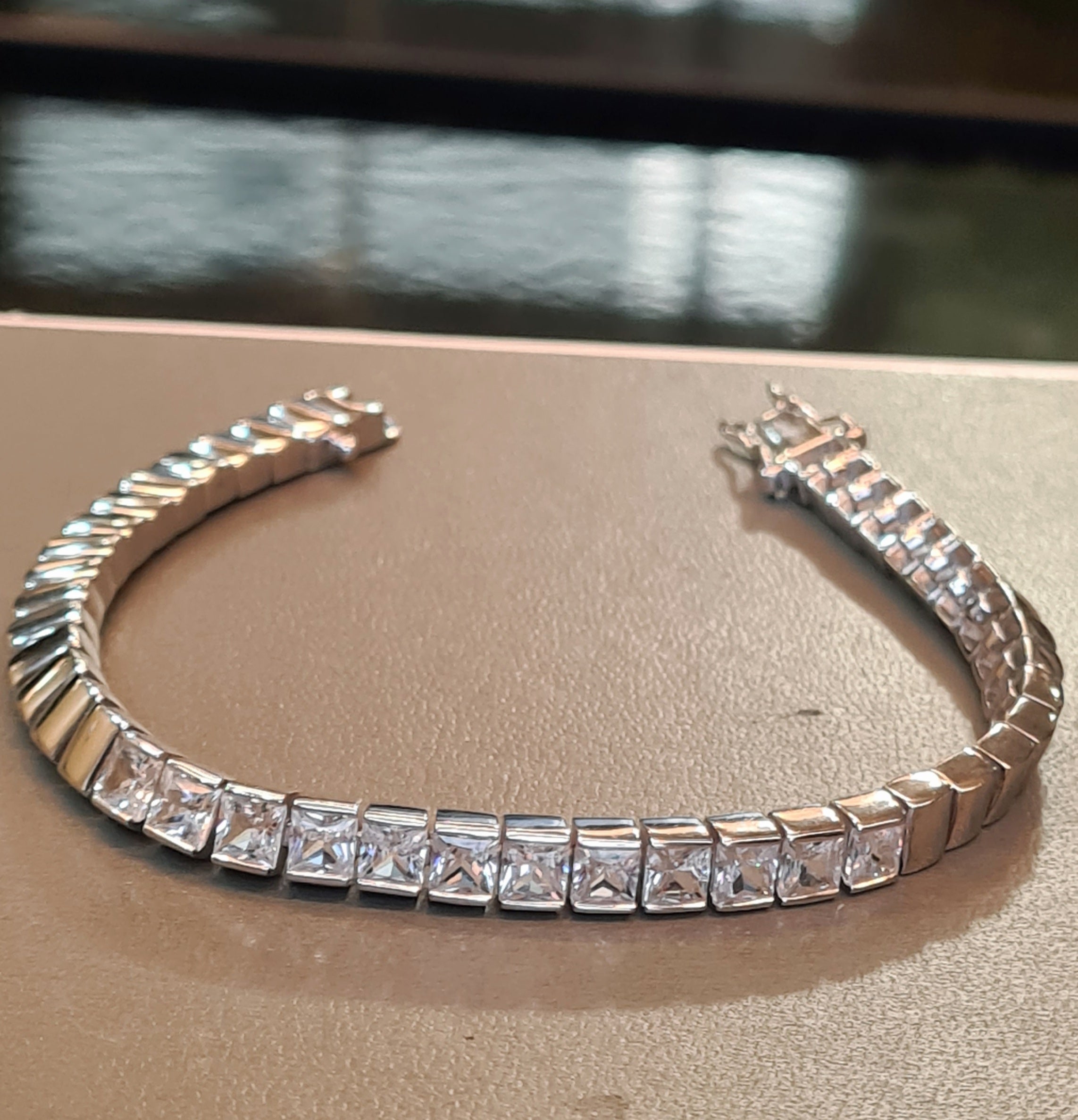 White Sapphire Bracelet