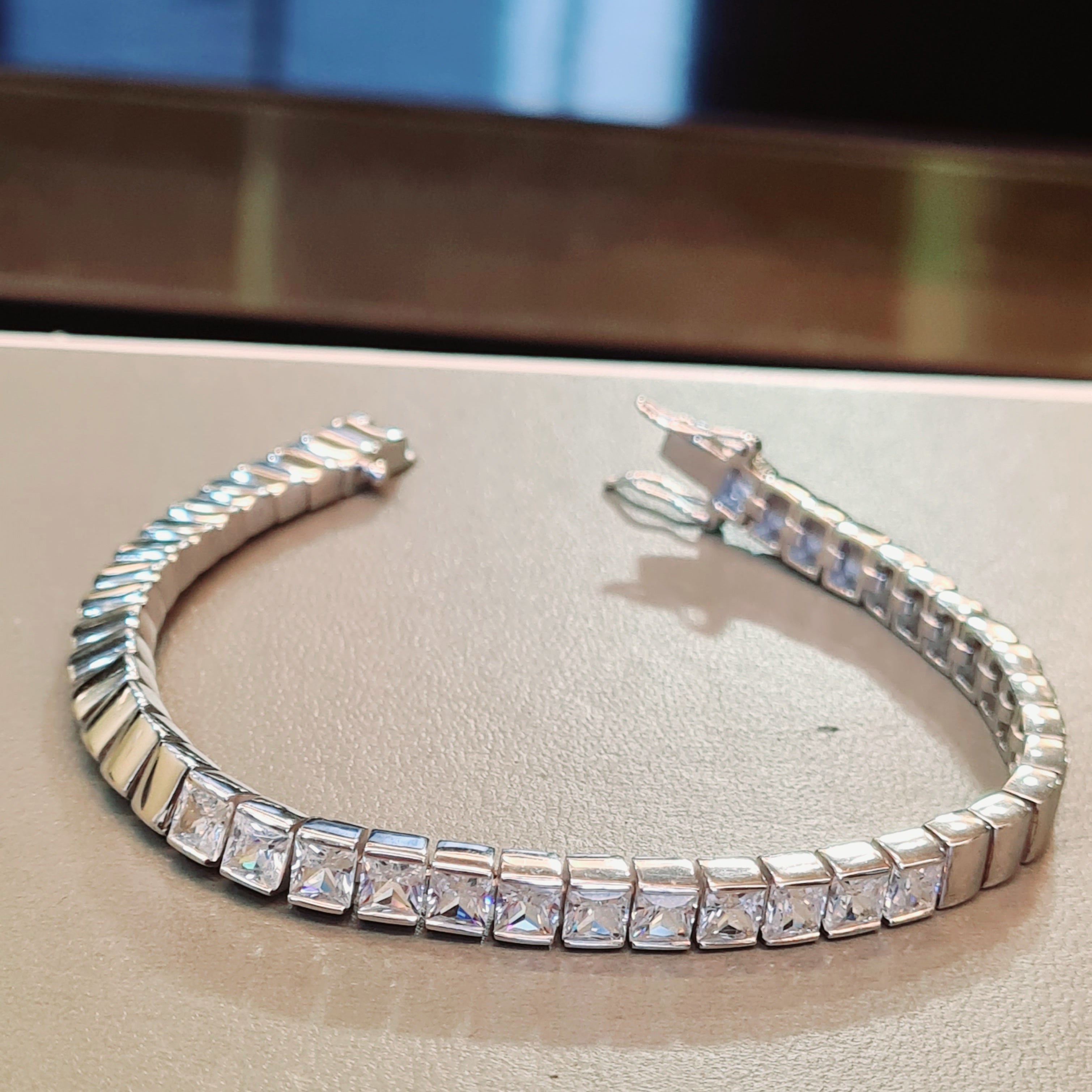 White Sapphire Bracelet