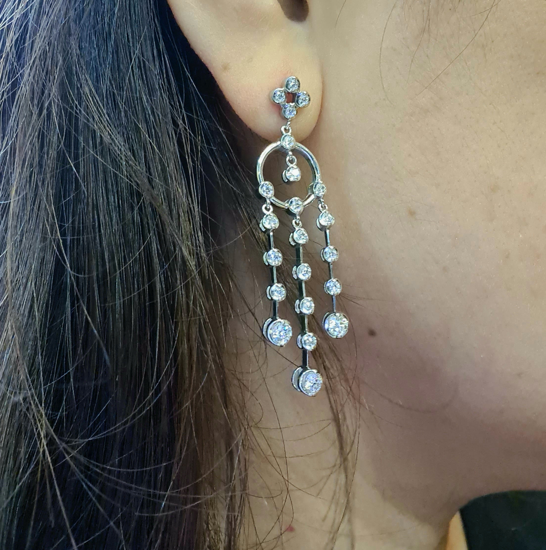 Sophisticate Dazzle Dangling Earrings