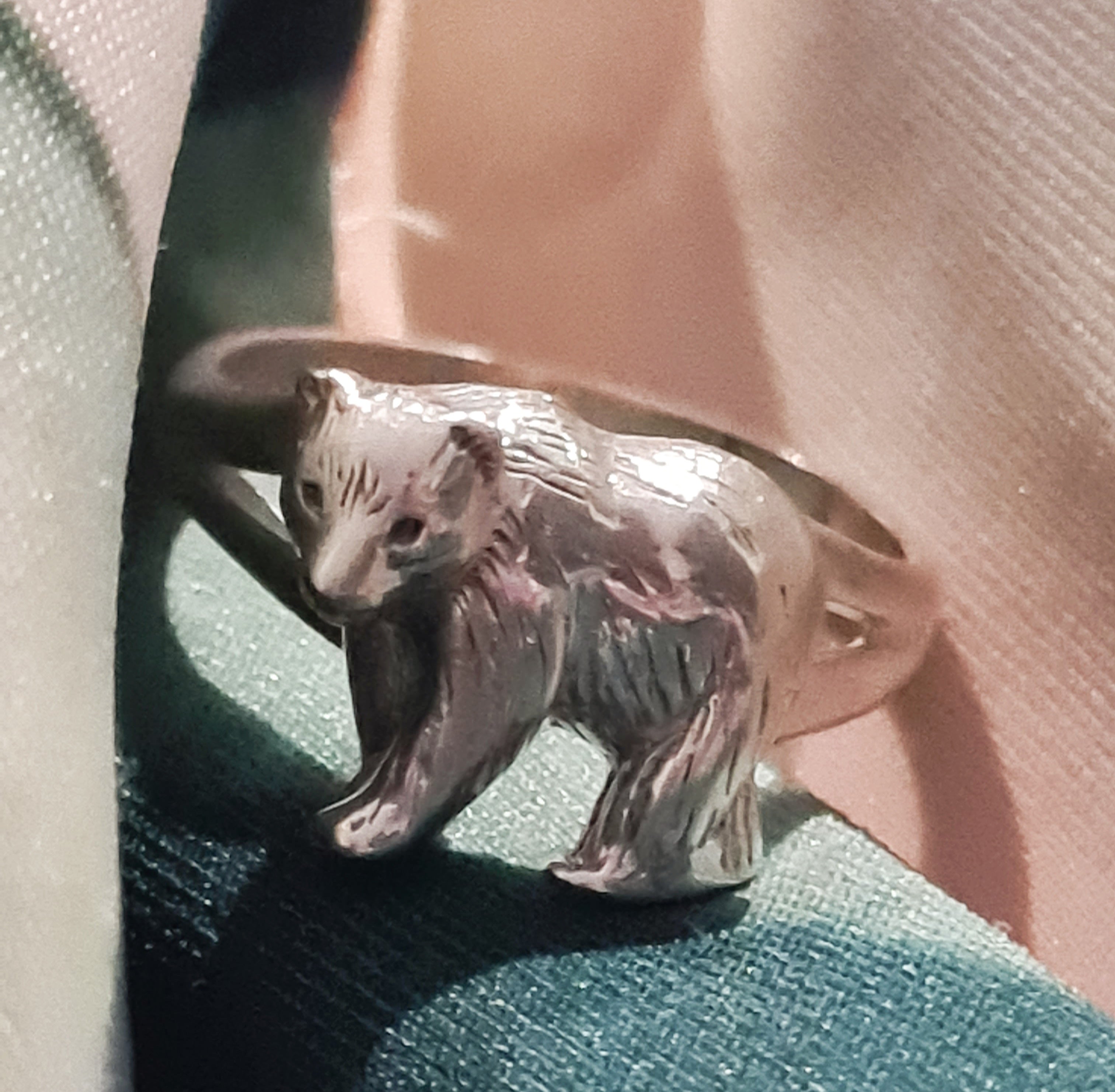 Bear Sterling silver Ring