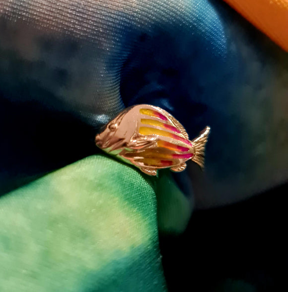 Colourful Fish Ring
