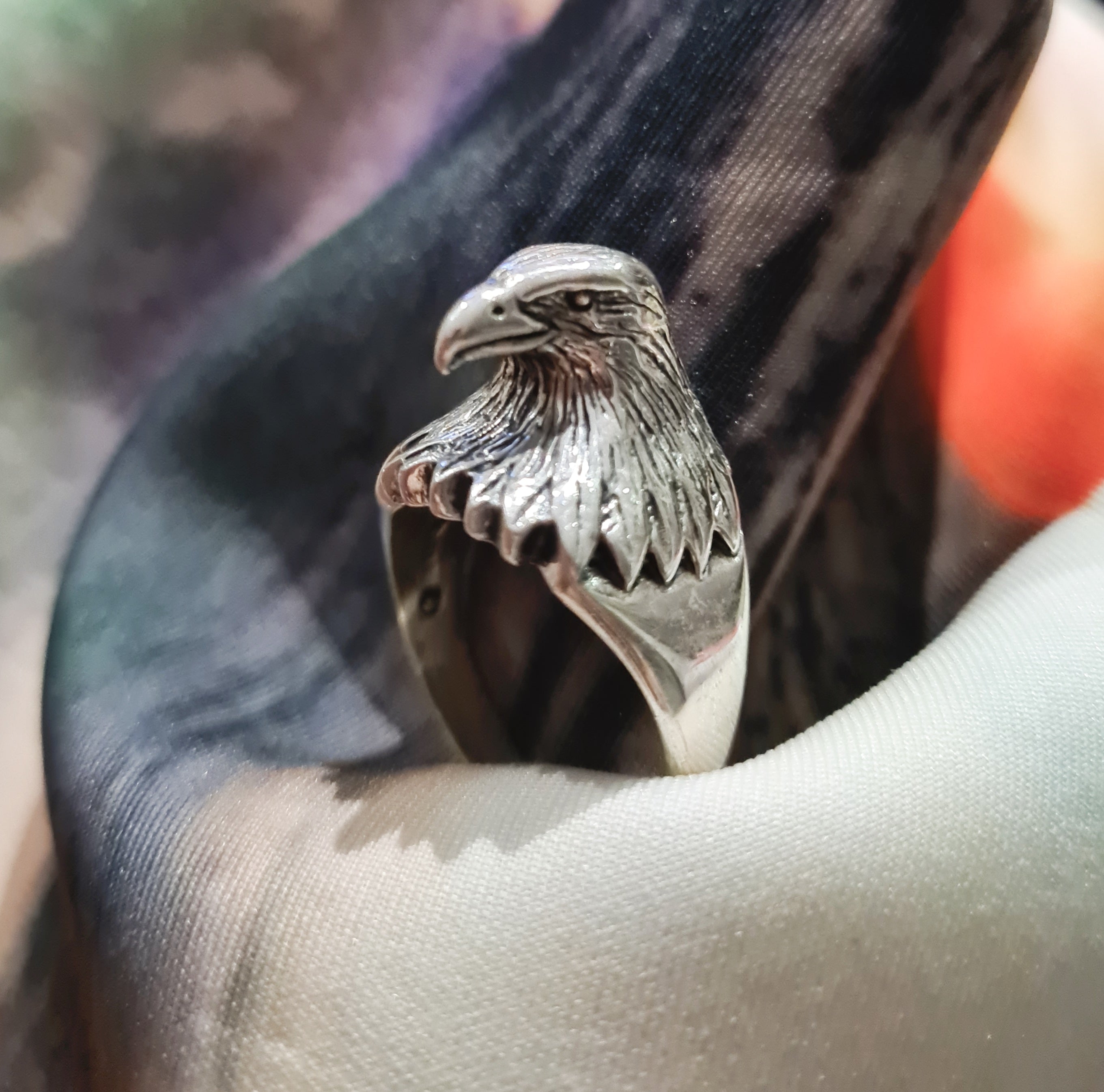 Eagle Sterling Silver Ring