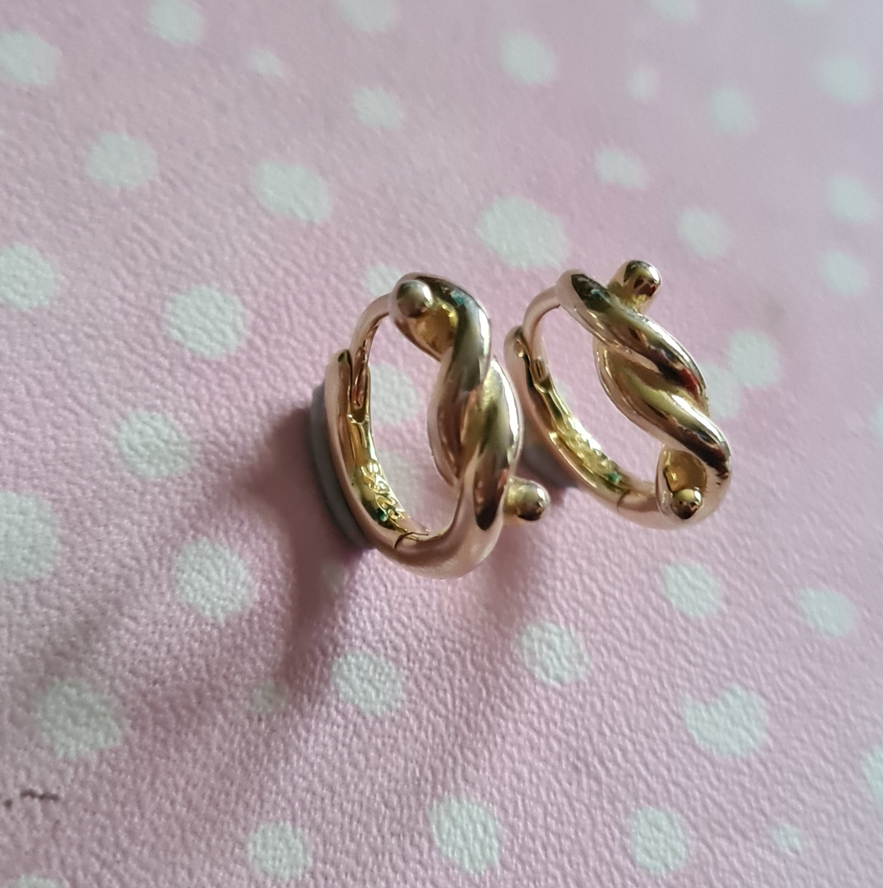 Infinity Gold Earrings