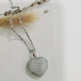 Pave Heart Pendant
