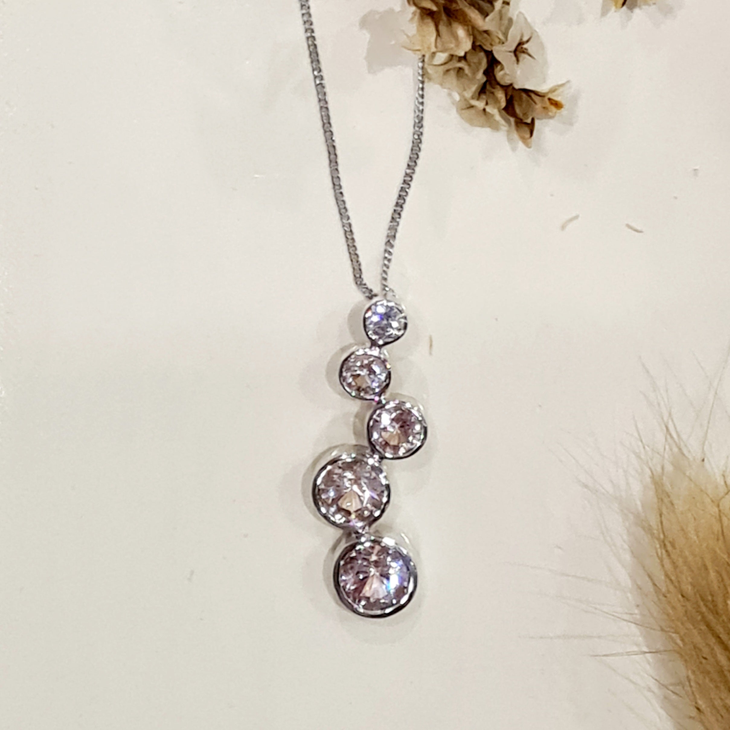 Bezel Morganite Pendant