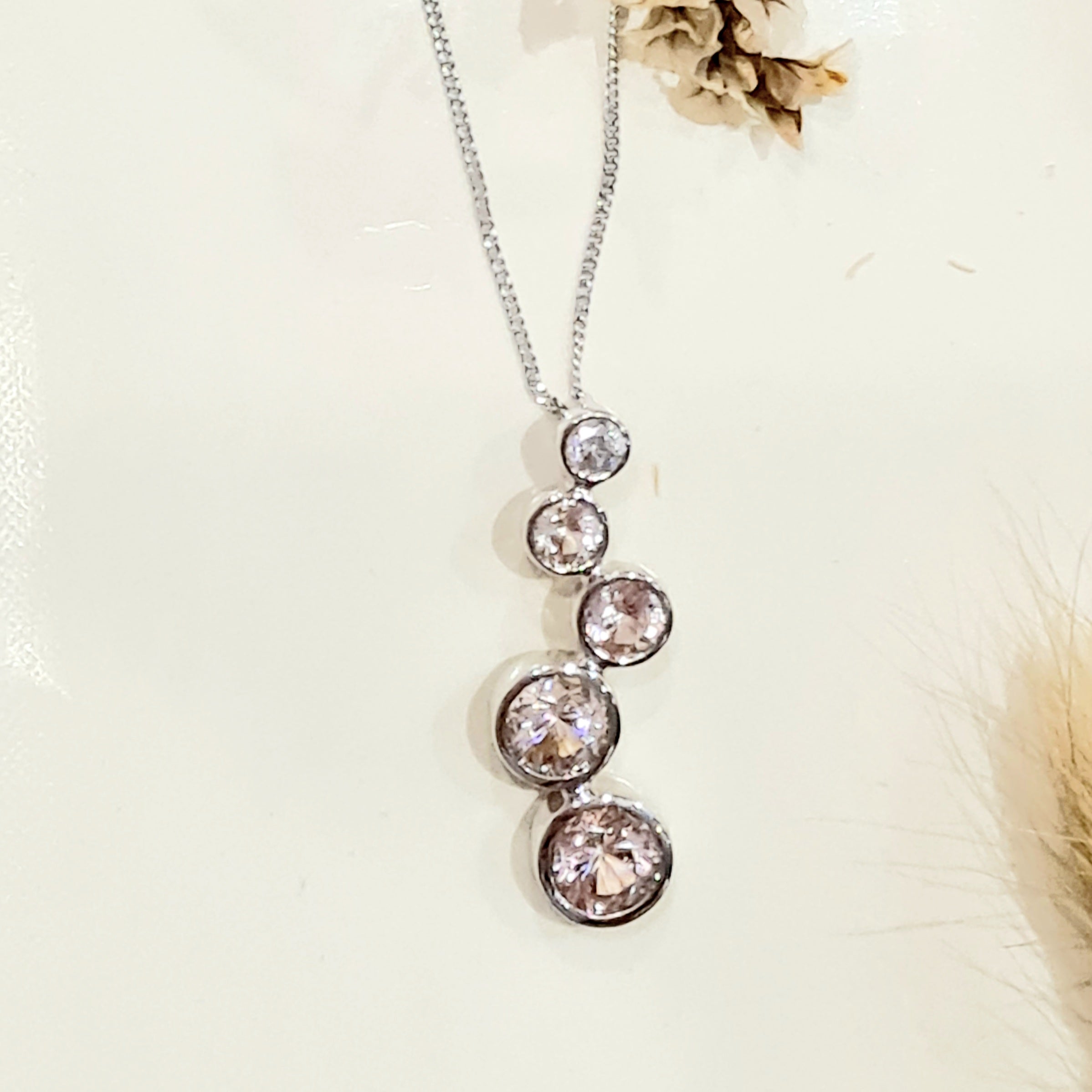 Bezel Morganite Pendant