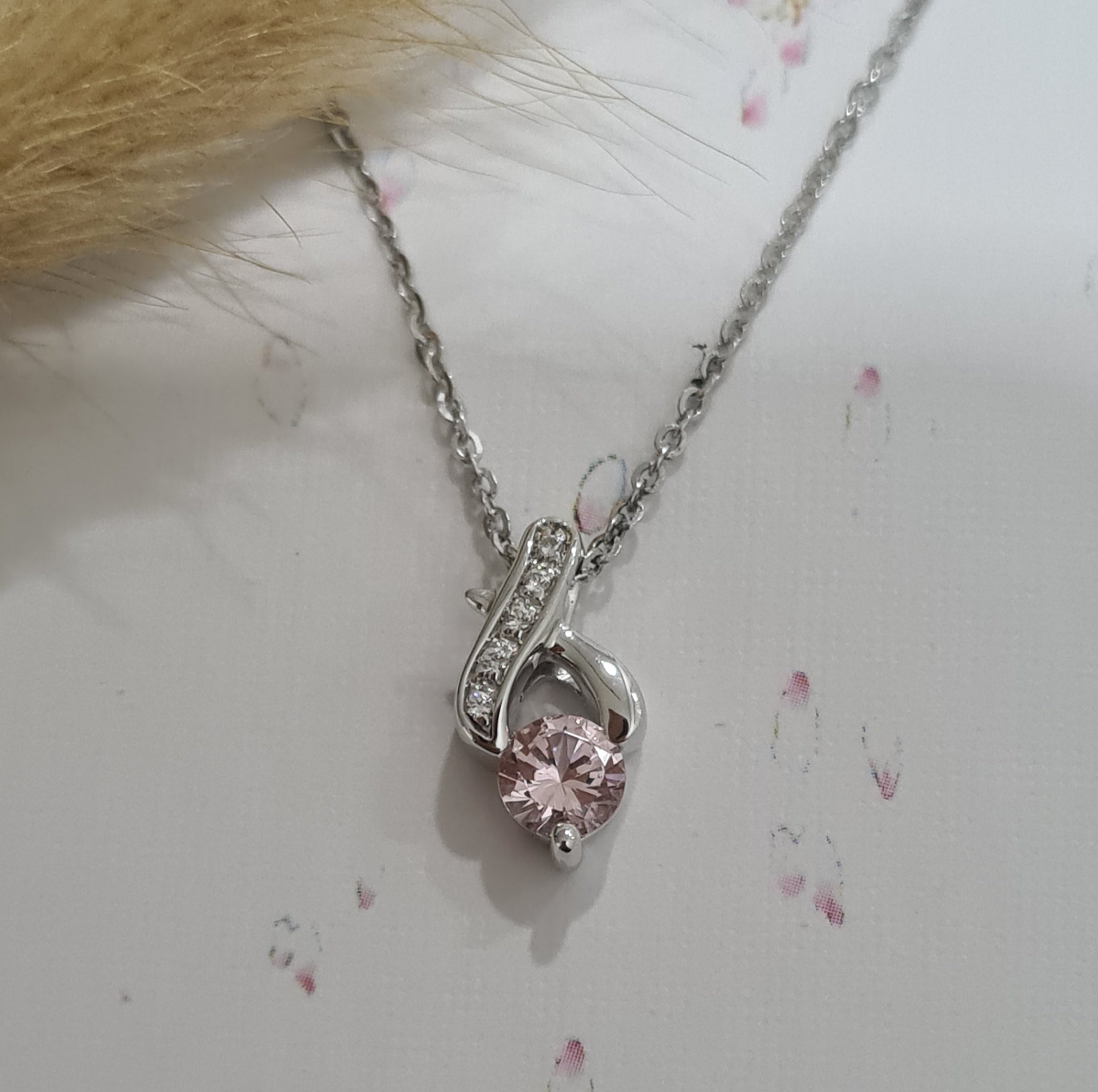 Lovely Morganite Pendant