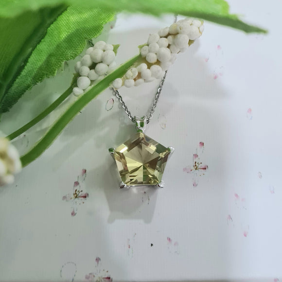 Lemon Quartz Pendant