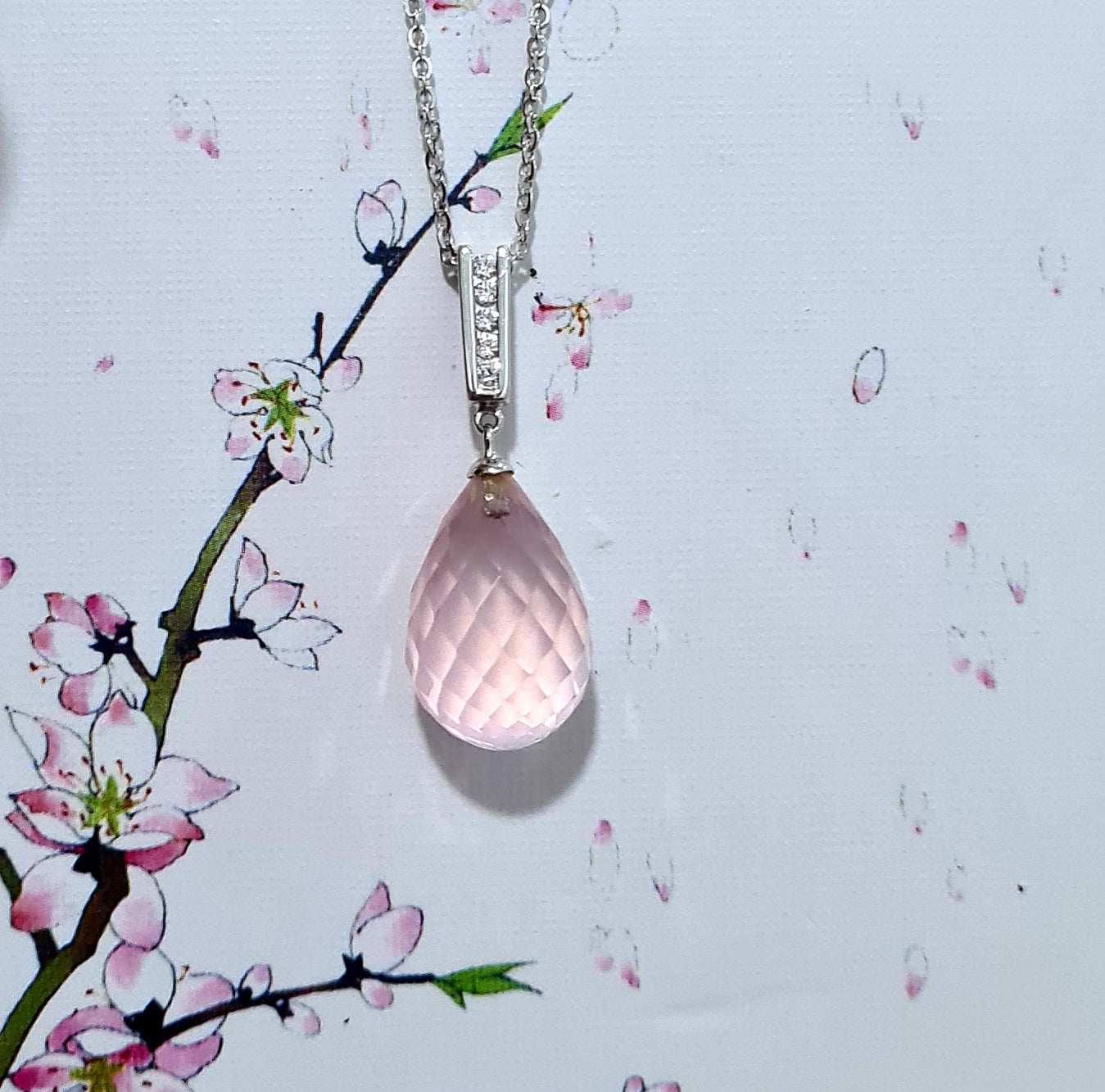 Lovely Rose Quartz Pendant