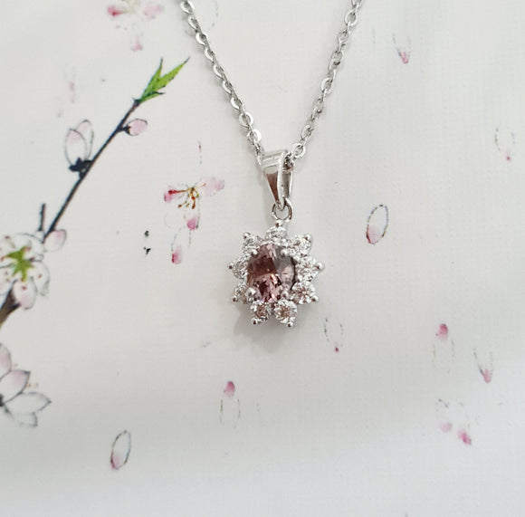 Tourmaline Cluster Pendant