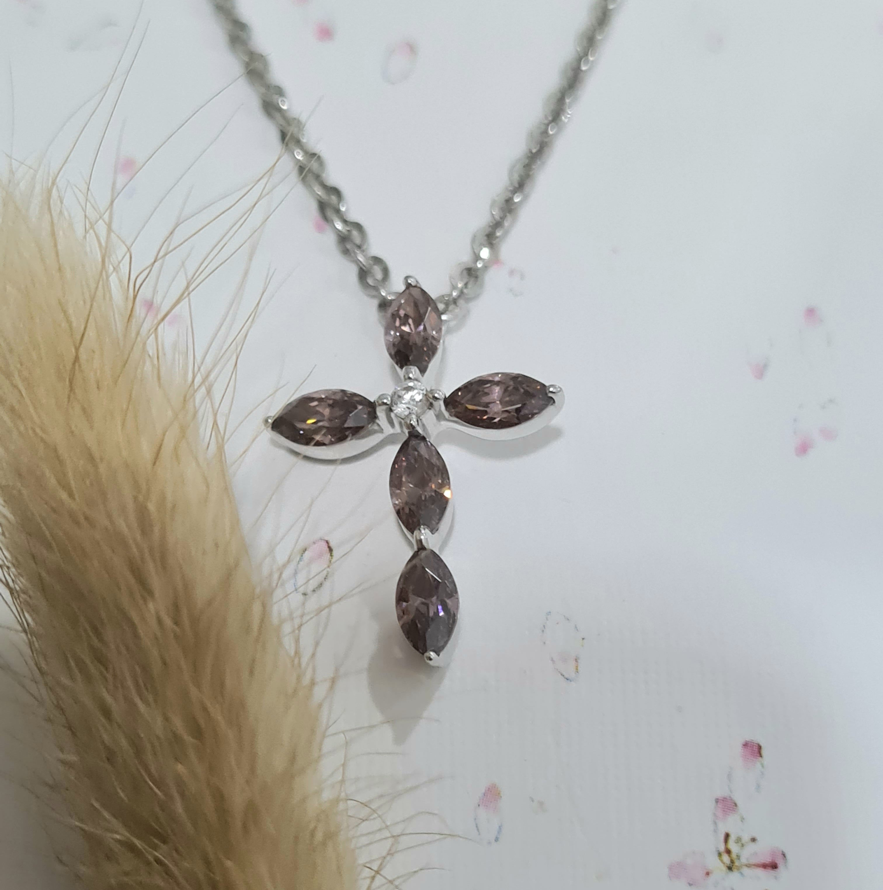 Alexandrite Cross Pendant