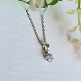 0.35 carats Diamond Simulants Solitaire  Necklace