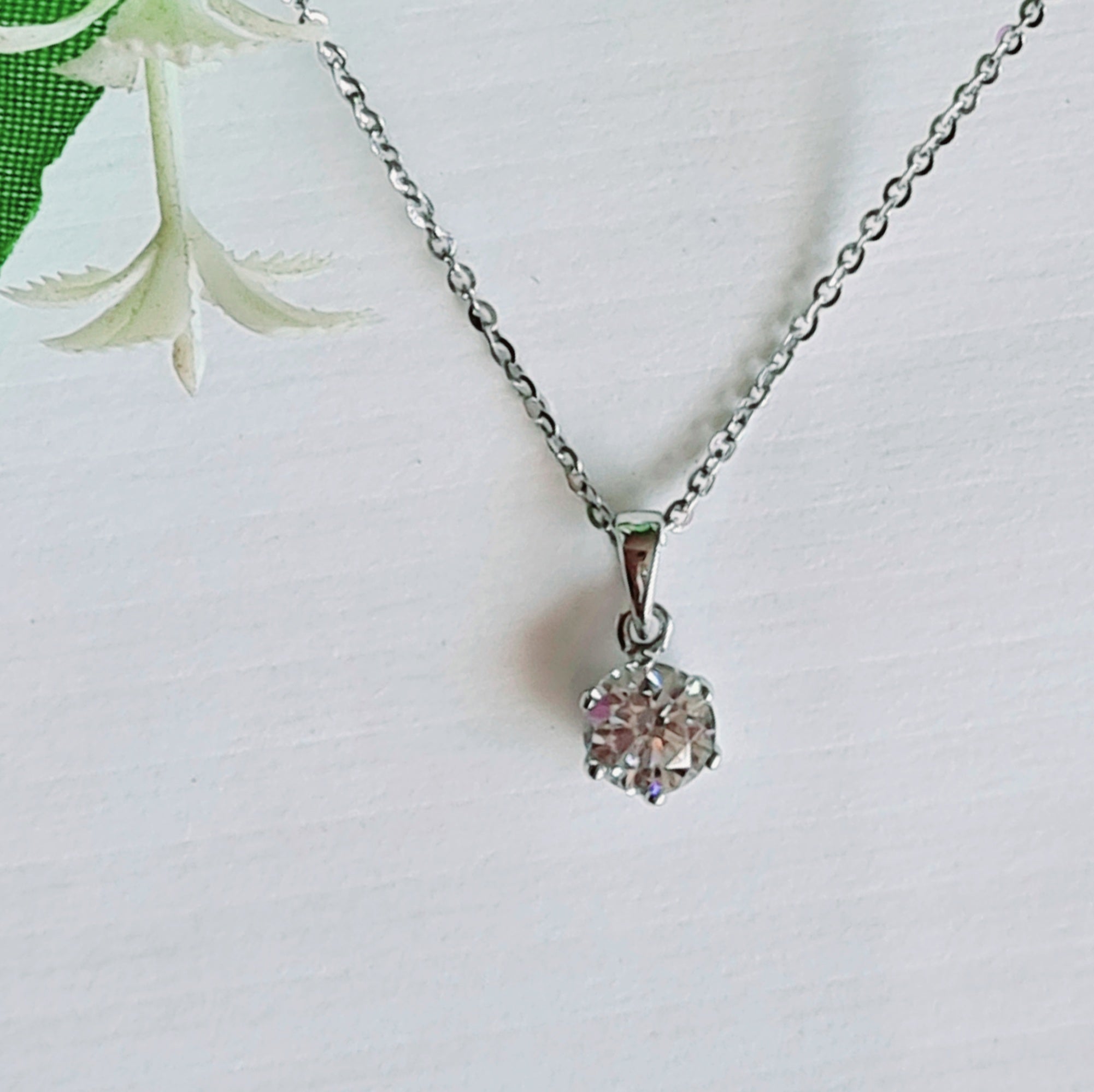 0.63 carats Solitaire Pendant