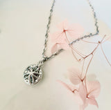 Flower Elegant Halo Alexandrite Pendant