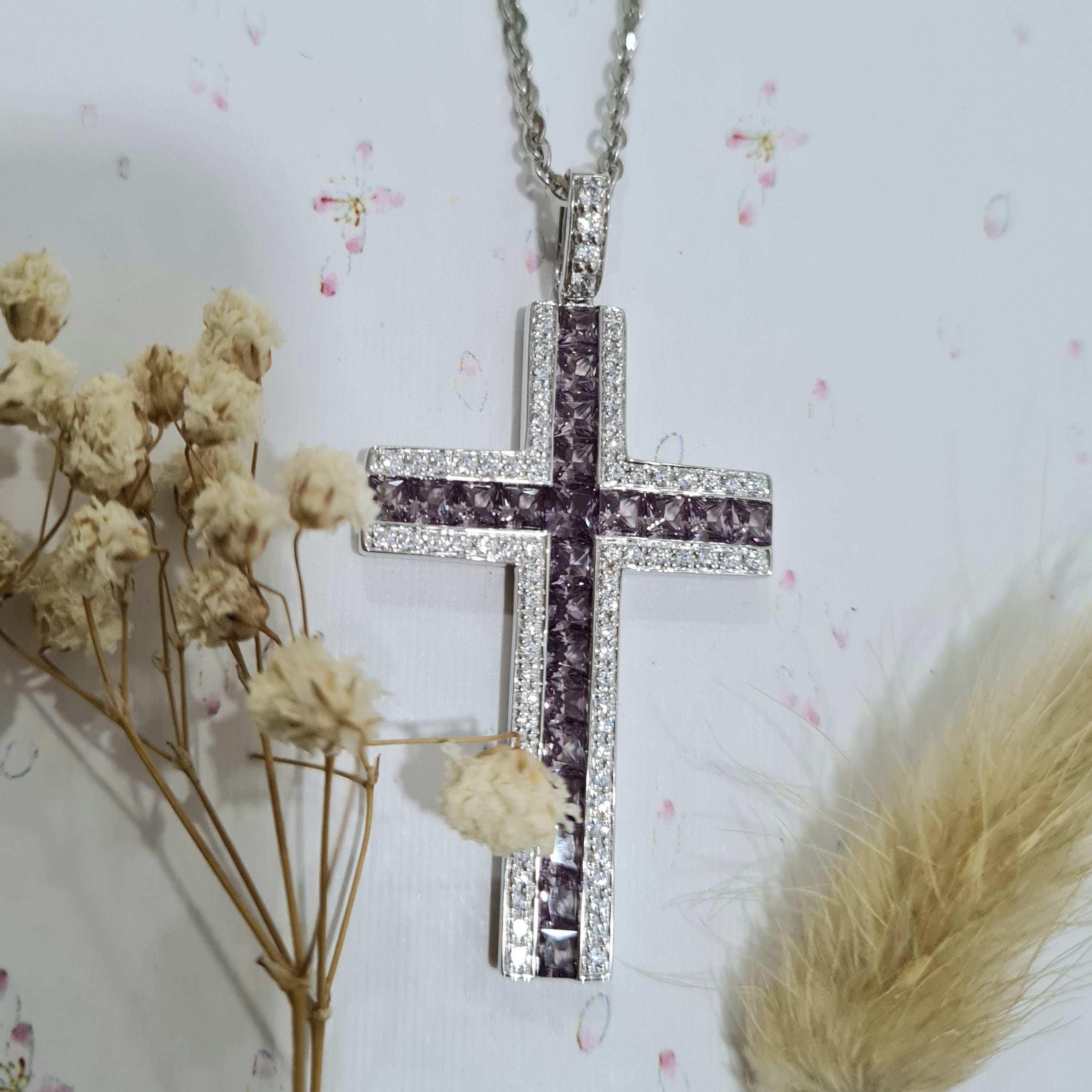 Alexandrite Cross Pendant