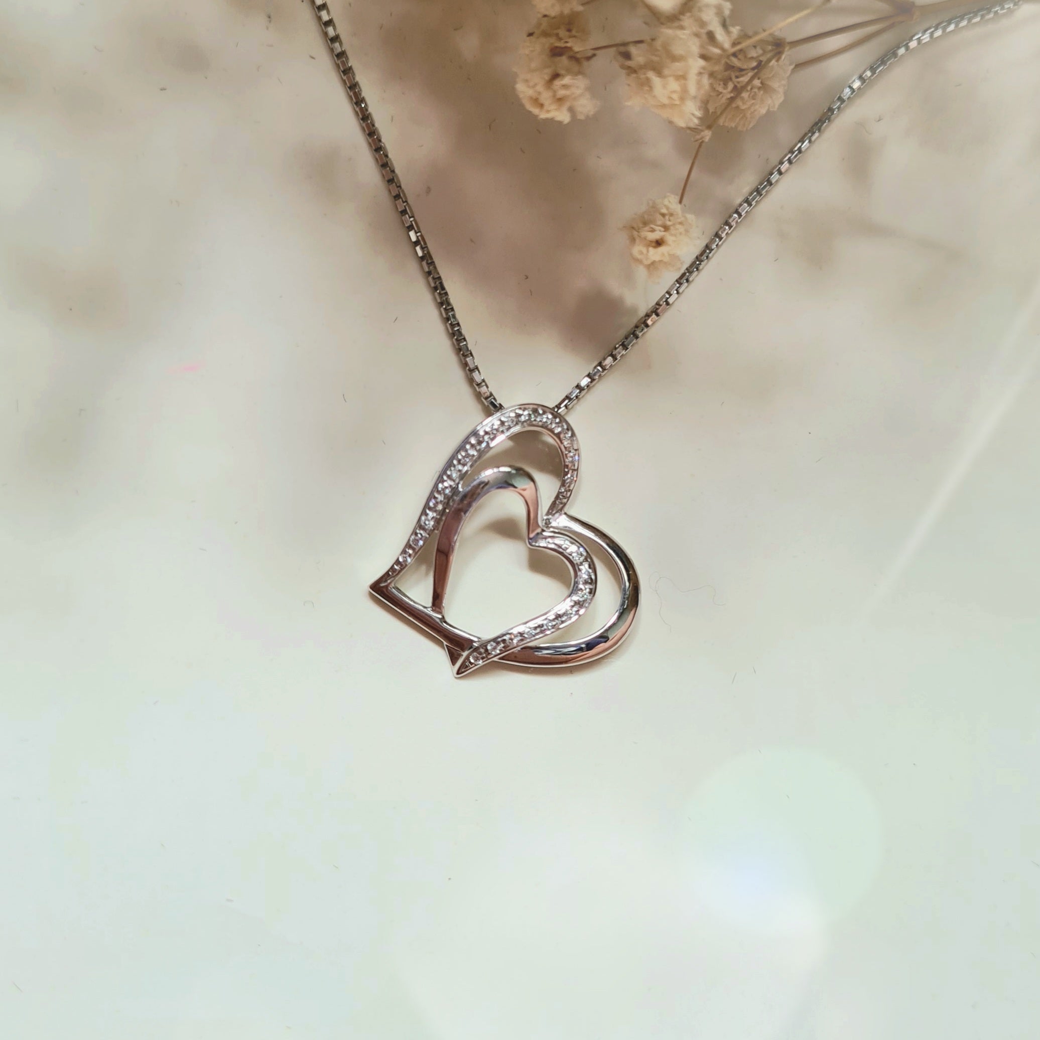 Forever Heart Shape Diamond Pendant
