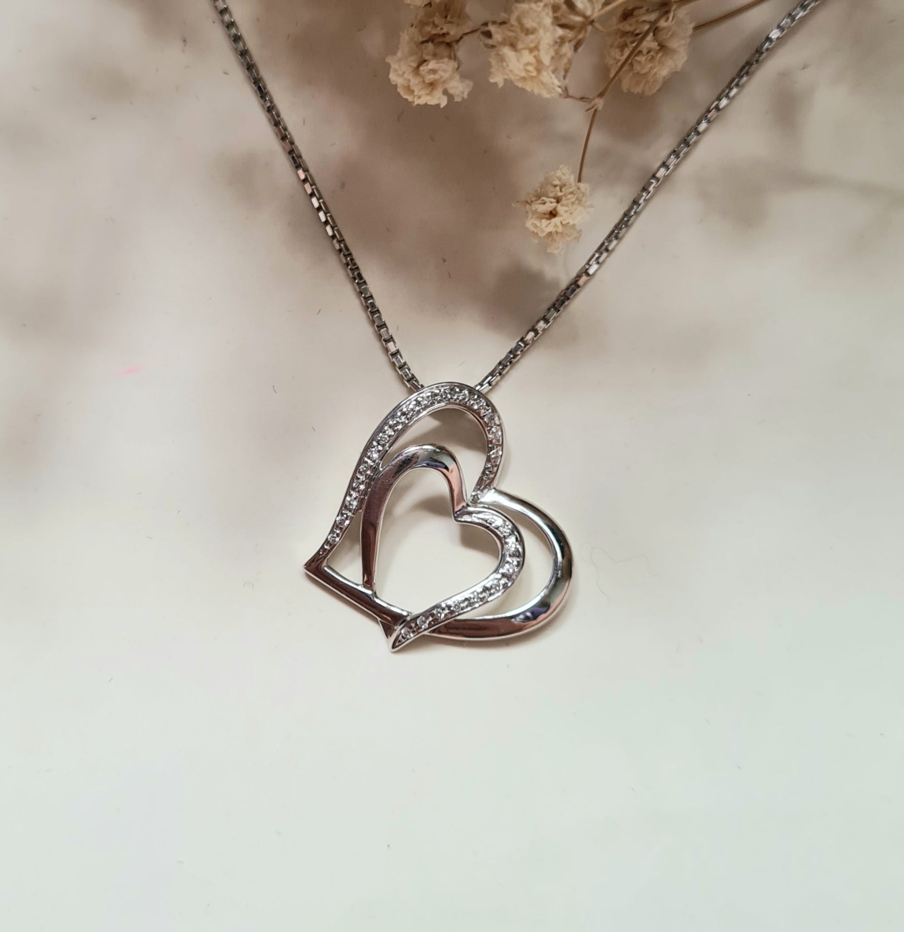 Forever Heart Shape Diamond Pendant