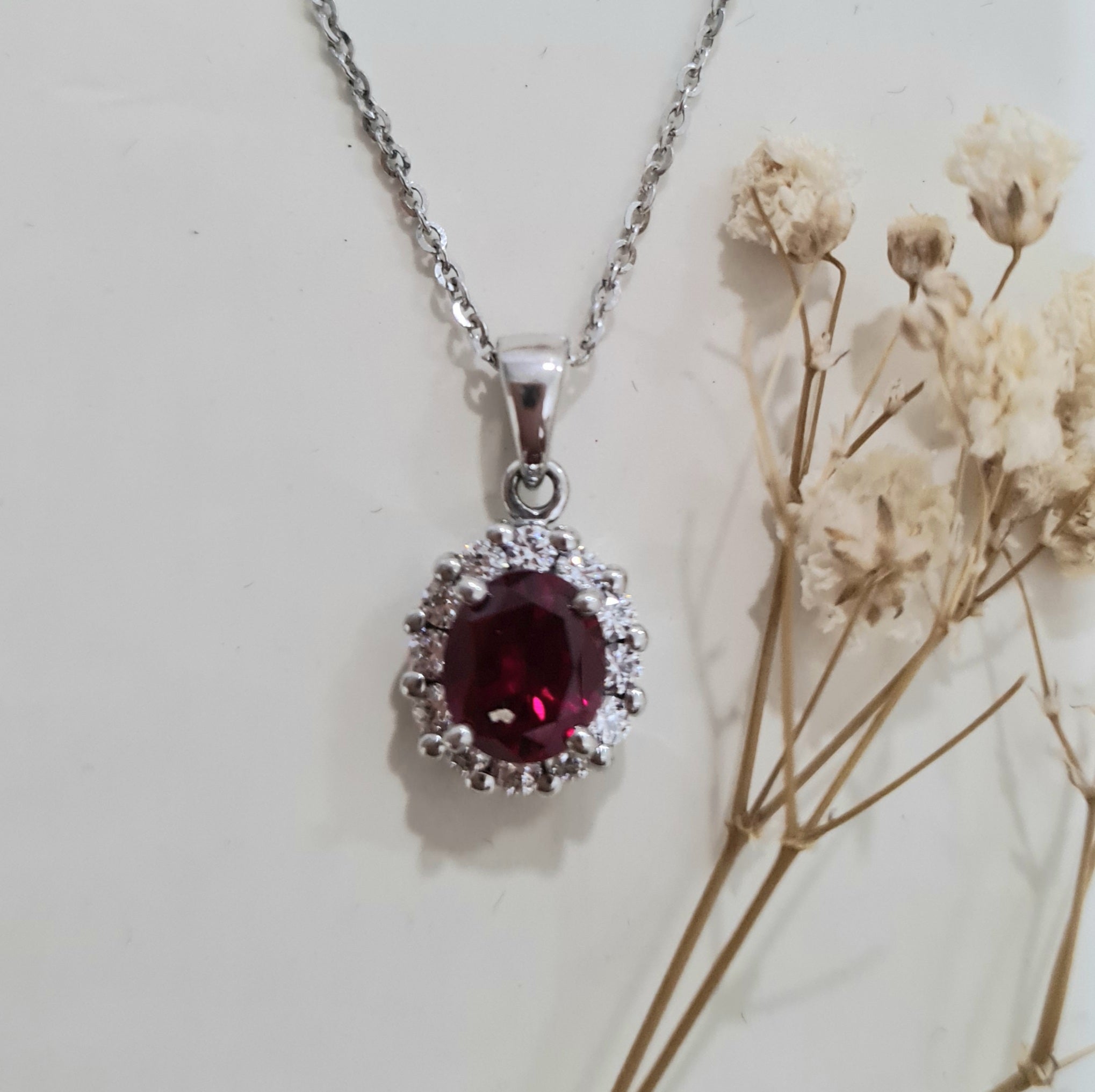 Everyday Ruby Pendant