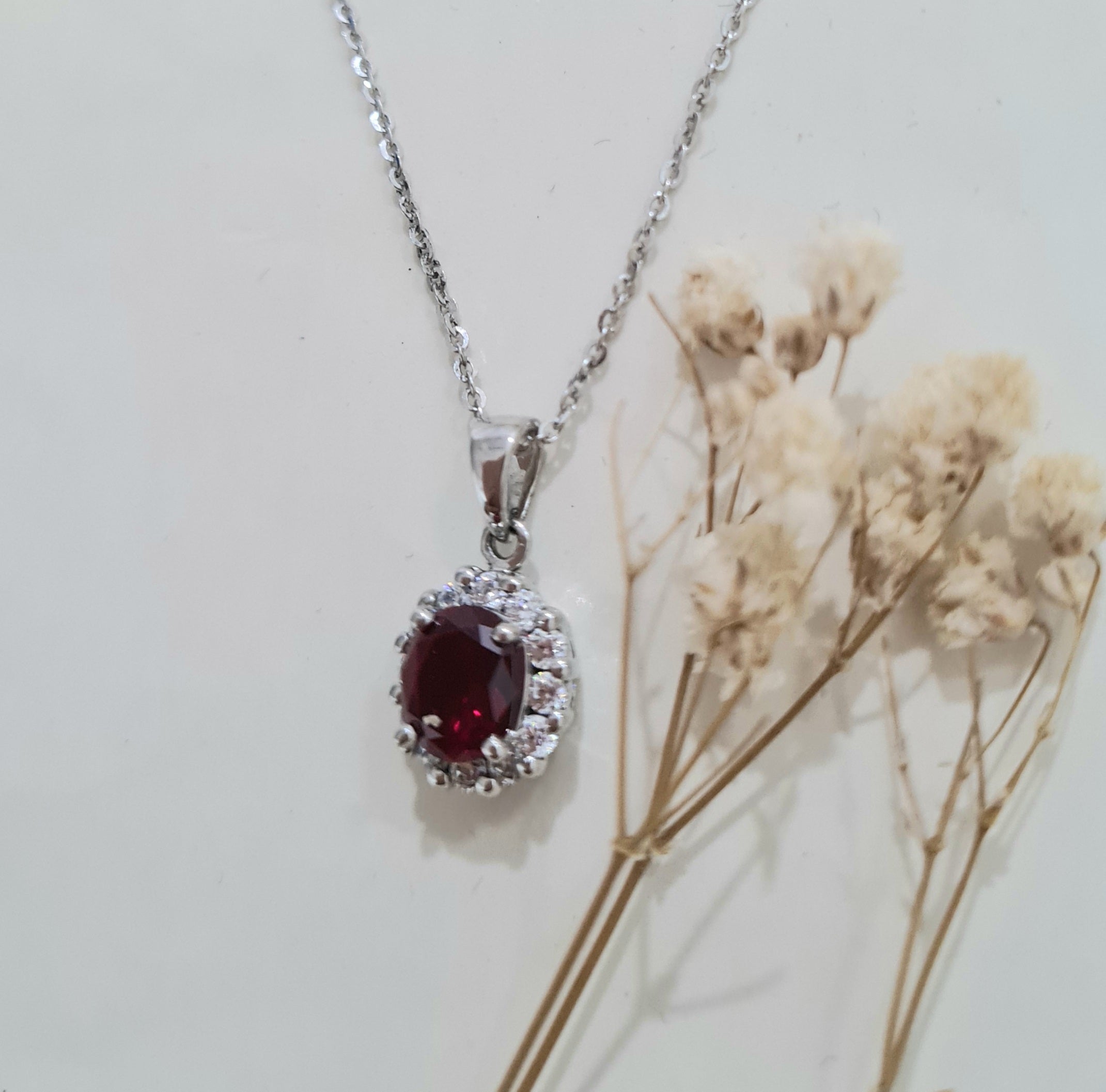 Everyday Ruby Pendant