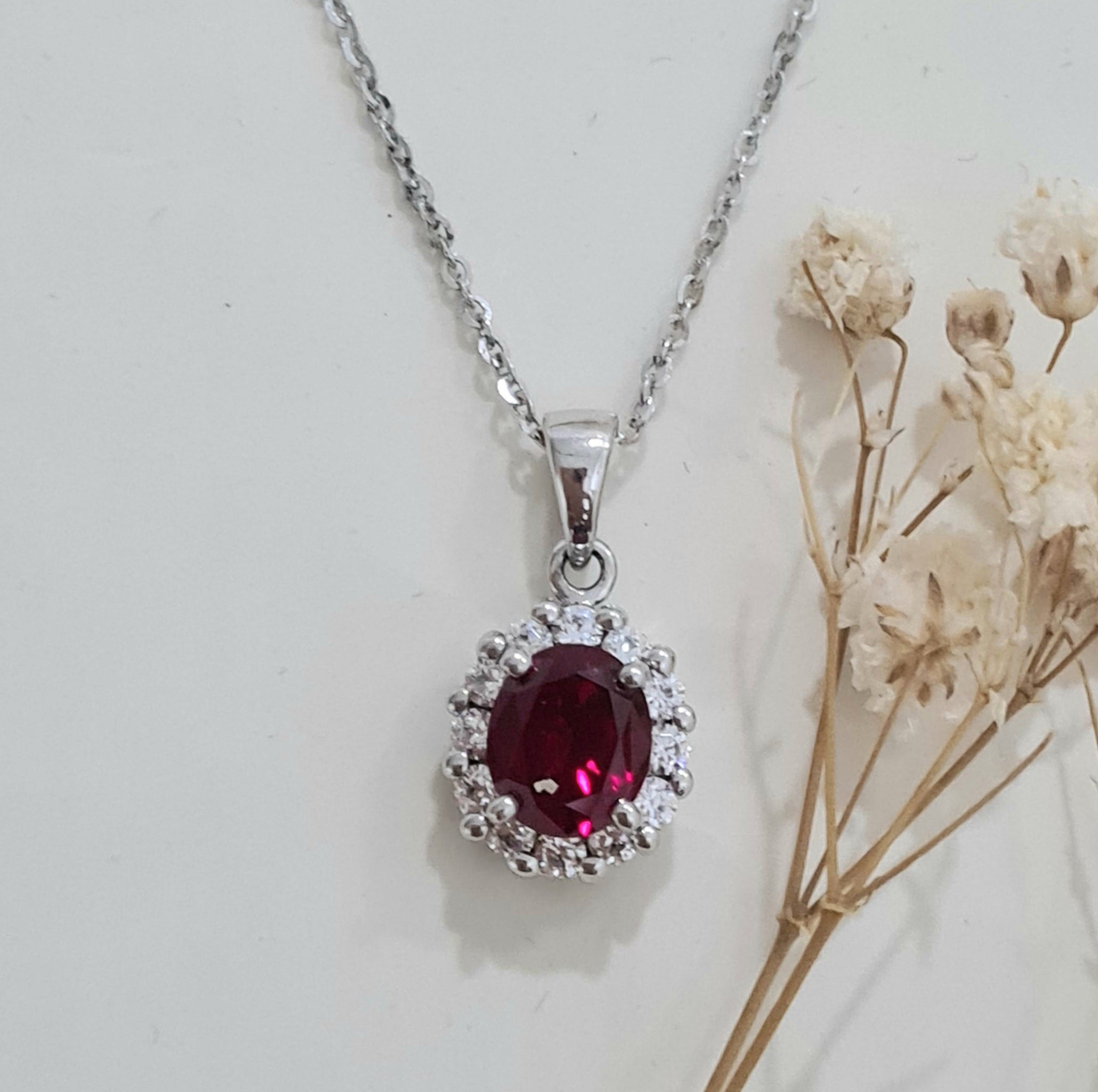 Everyday Ruby Pendant