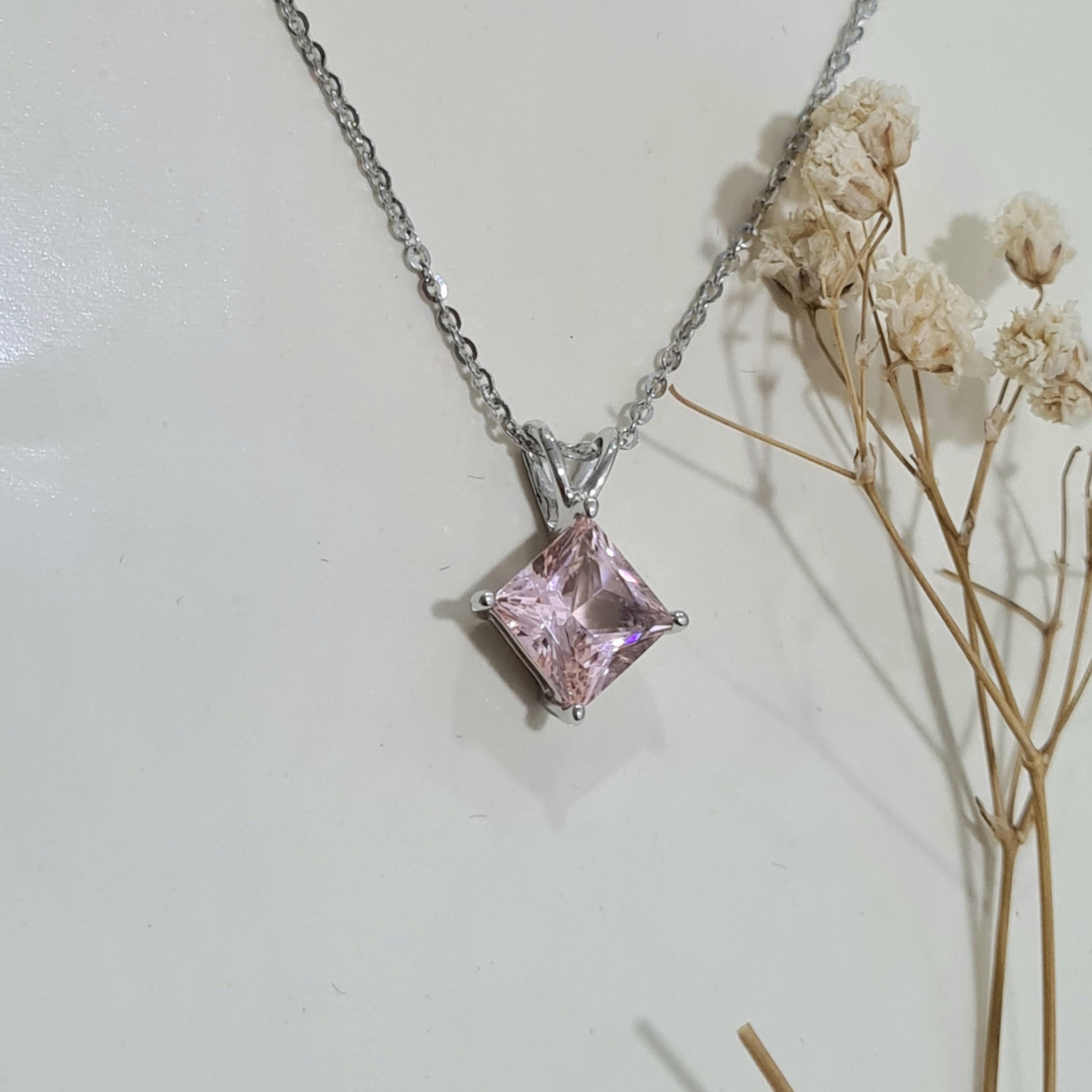 Beautiful Pink Morganite Pendant