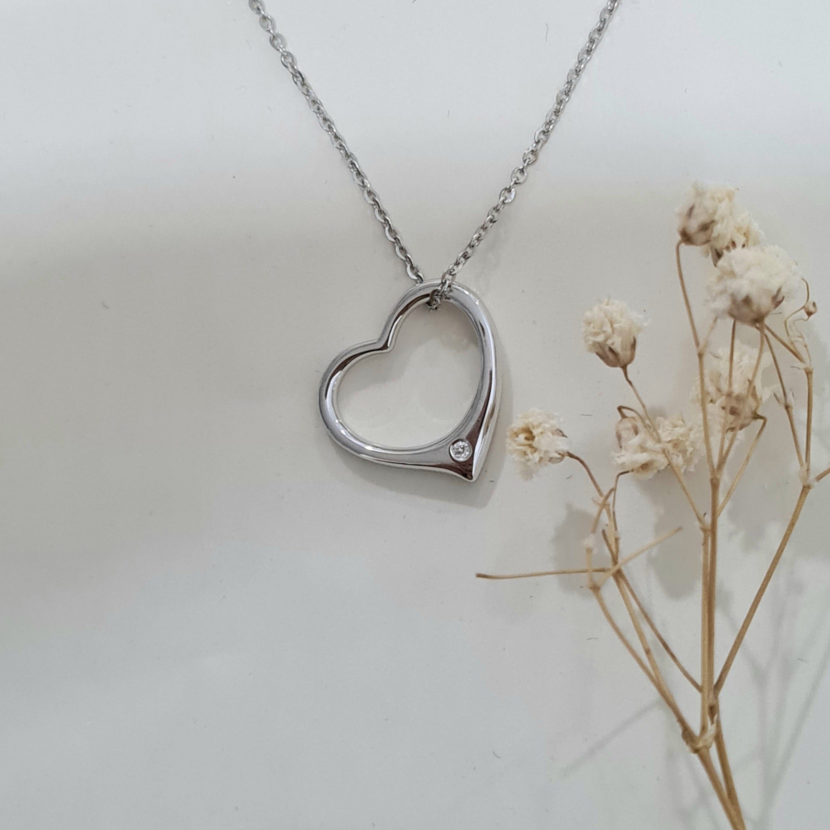 Halo Heart Shape Scintilli Pendant