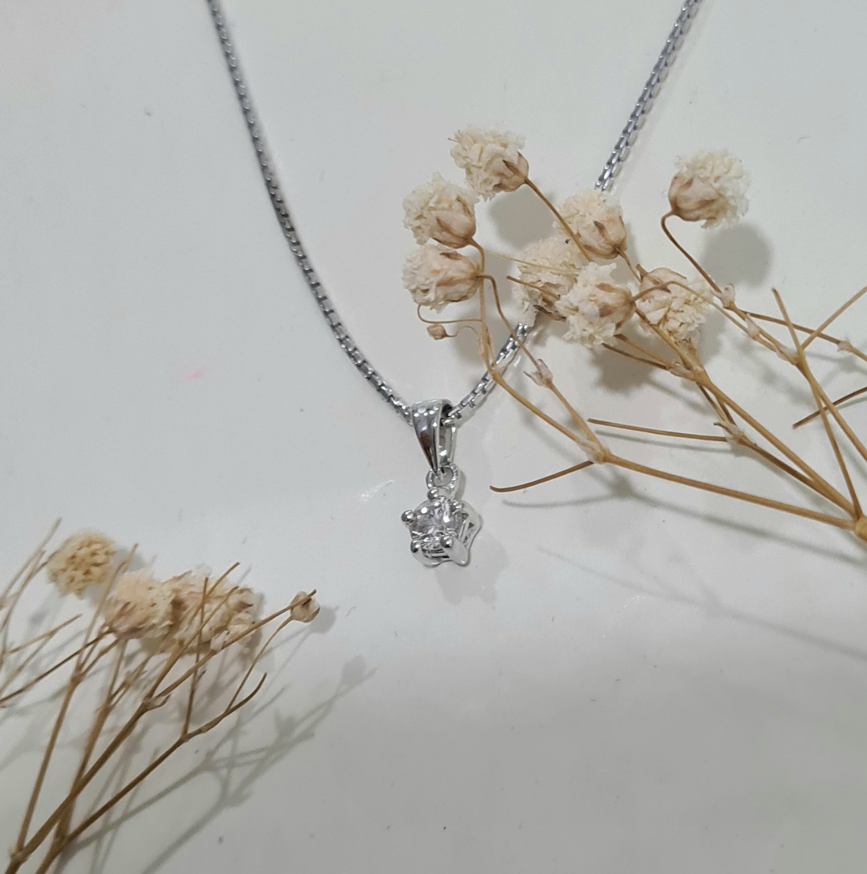 Solitaire Diamond Pendant