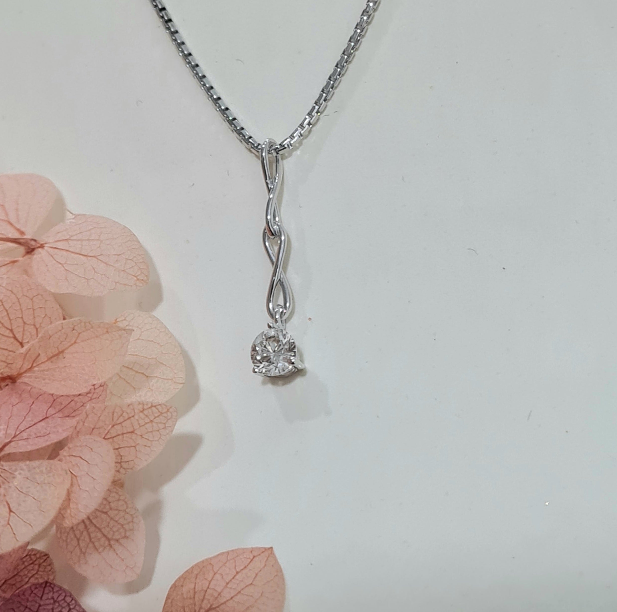 Infinity Diamond Necklace