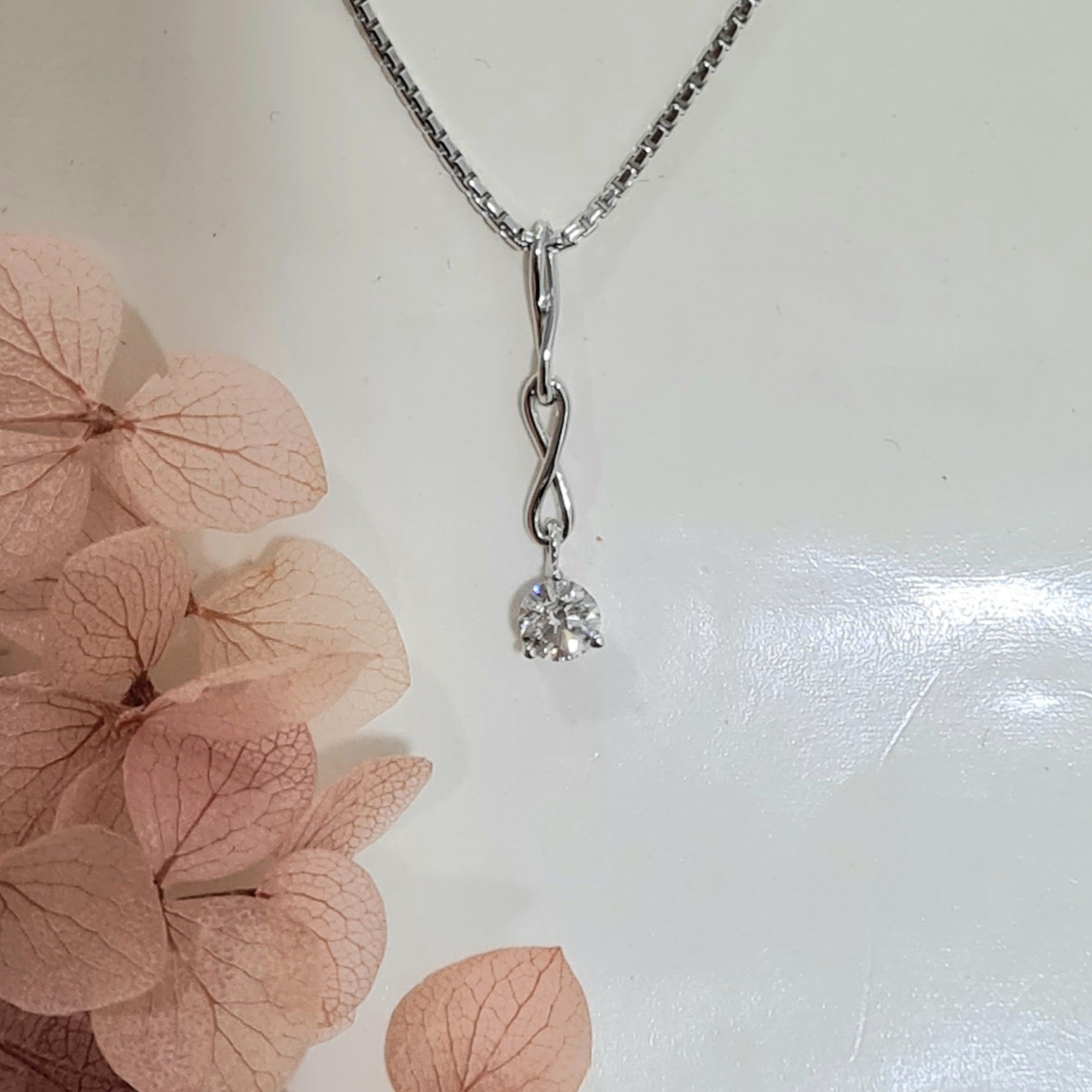 Infinity Diamond Necklace