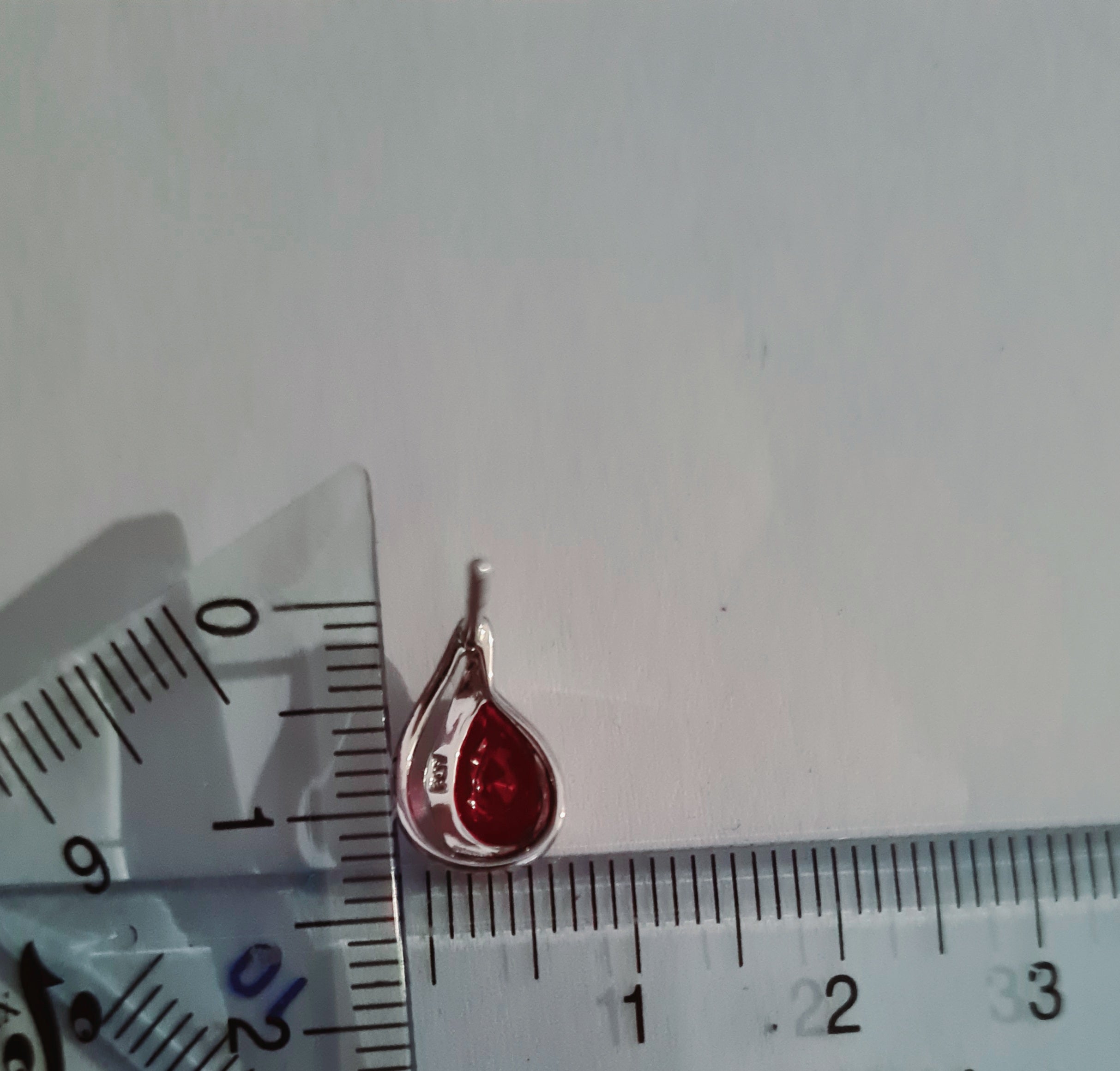 Shank Ruby Earring