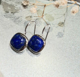 Lapis Lazuli Hoop Earring