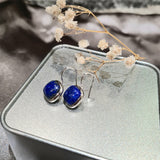 Lapis Lazuli Hoop Earring