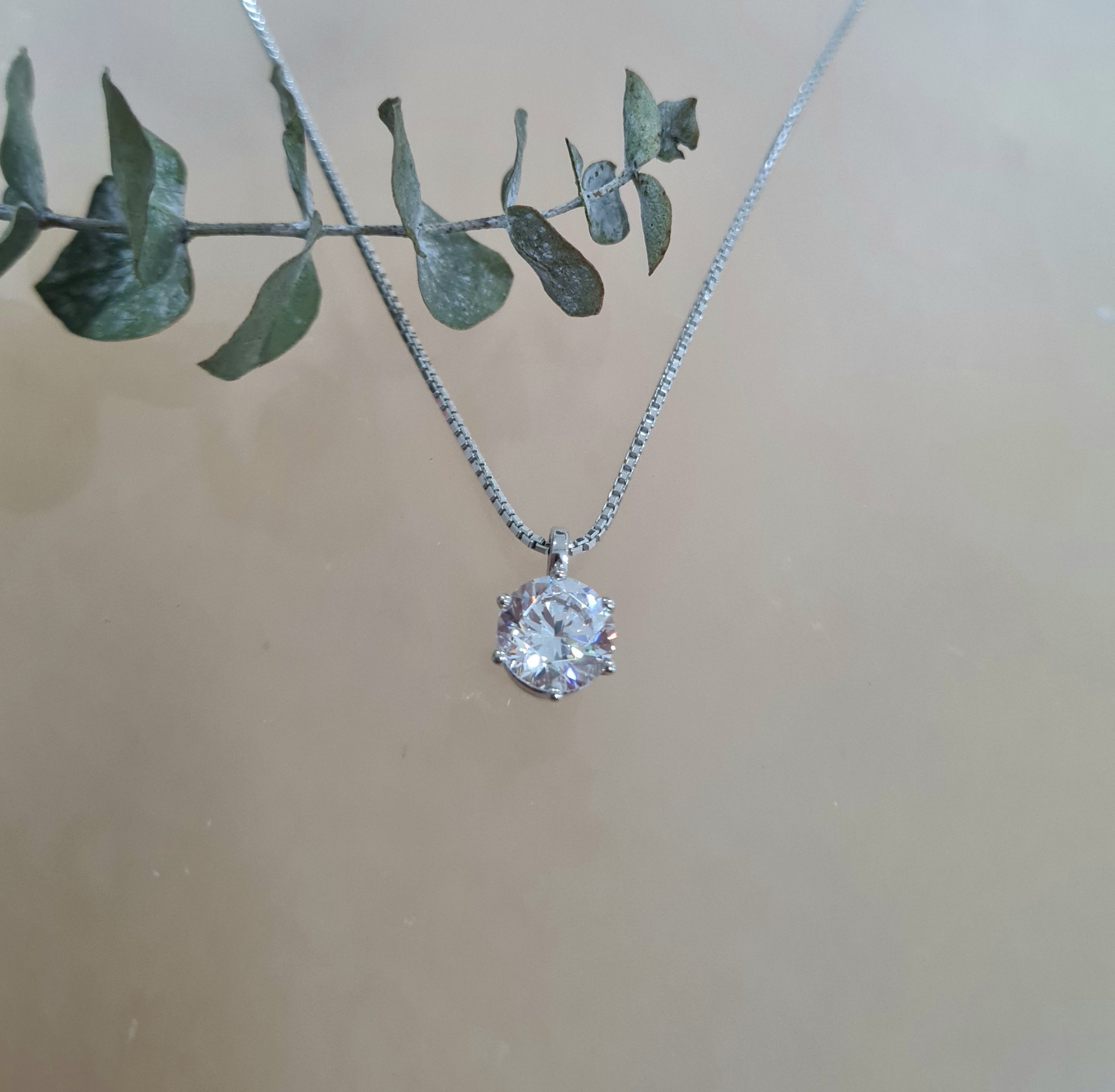 1.50 carats Solitaire Pendant