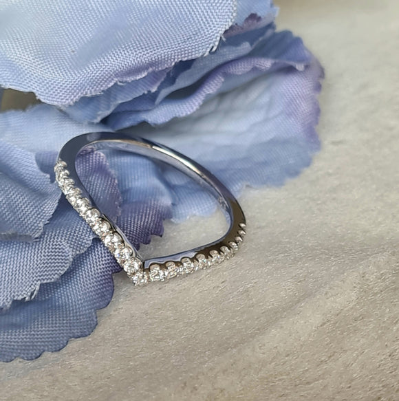 Eternity Stackable Simulated Diamond Dainty Ring