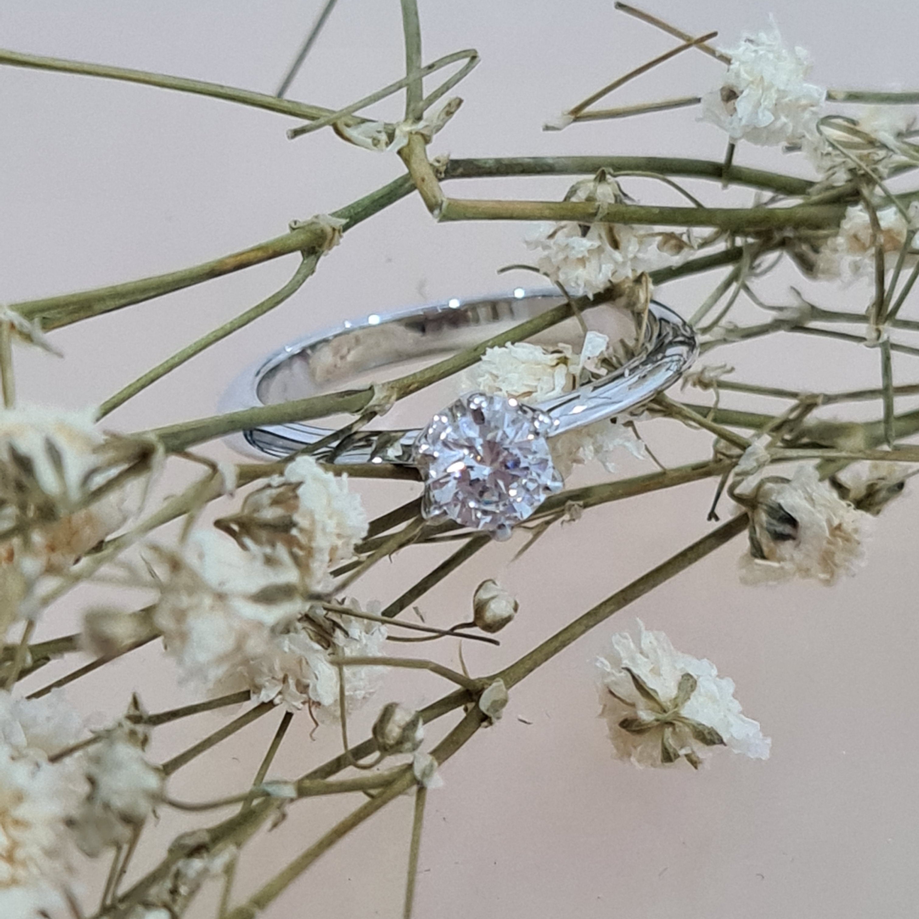 0.35 carats Scintilli Engagement Ring