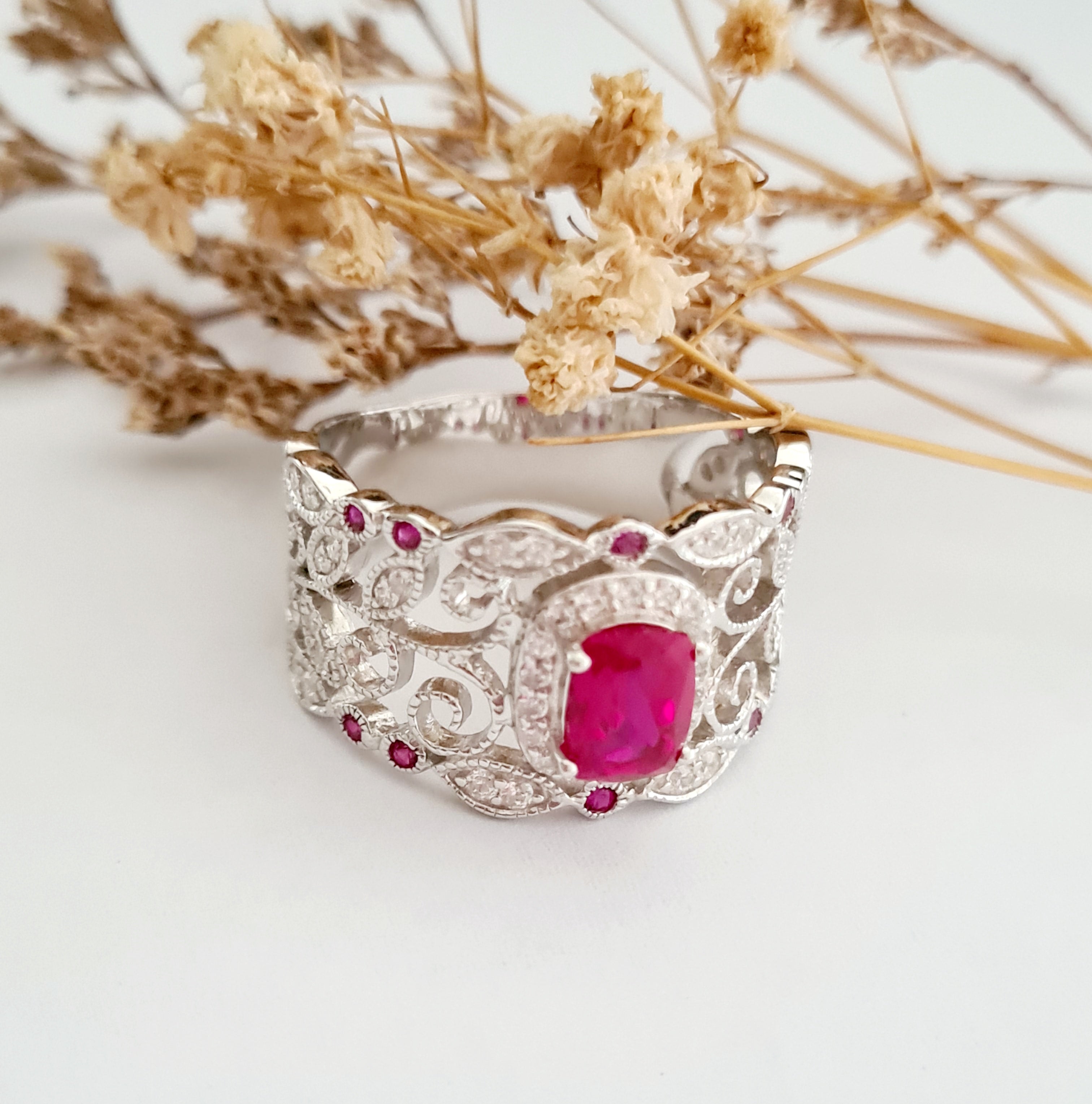 Peranakan Ruby Ring