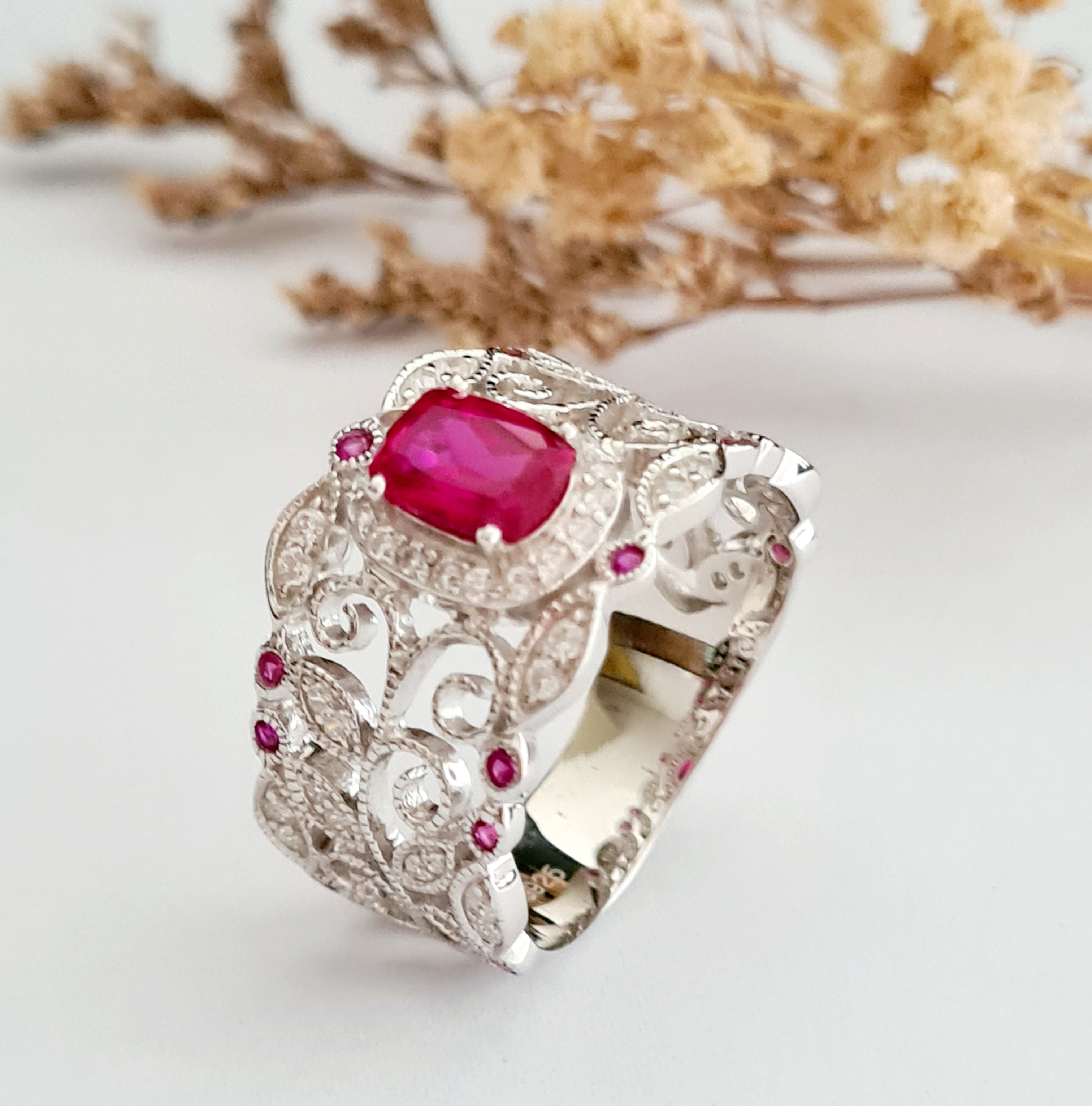 Peranakan Ruby Ring