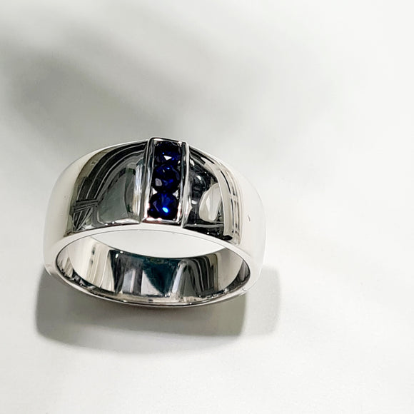 Trio Sapphire Ring