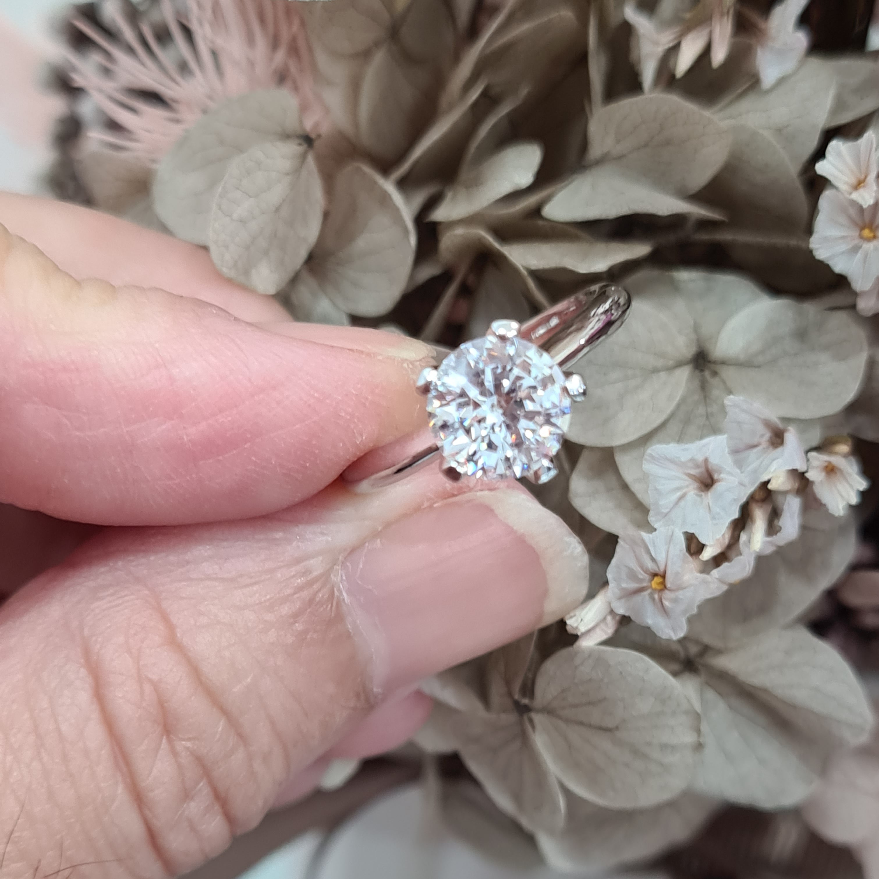 1.50 carats Centauri Stars Engagement Ring