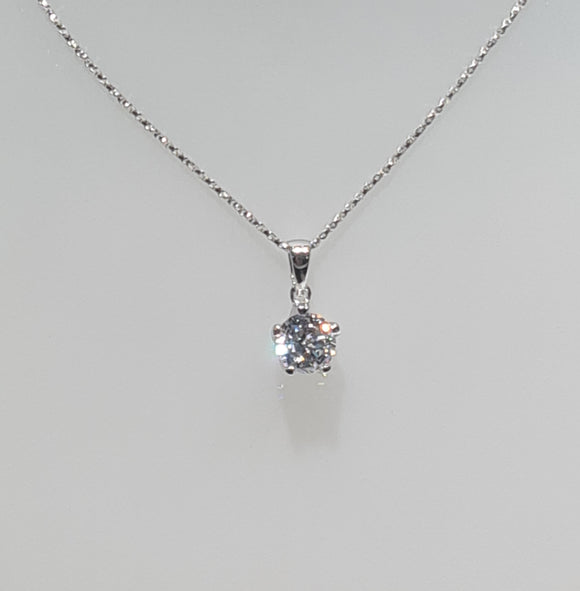 1.50 carats Solitaire Centauri Stars Pendant