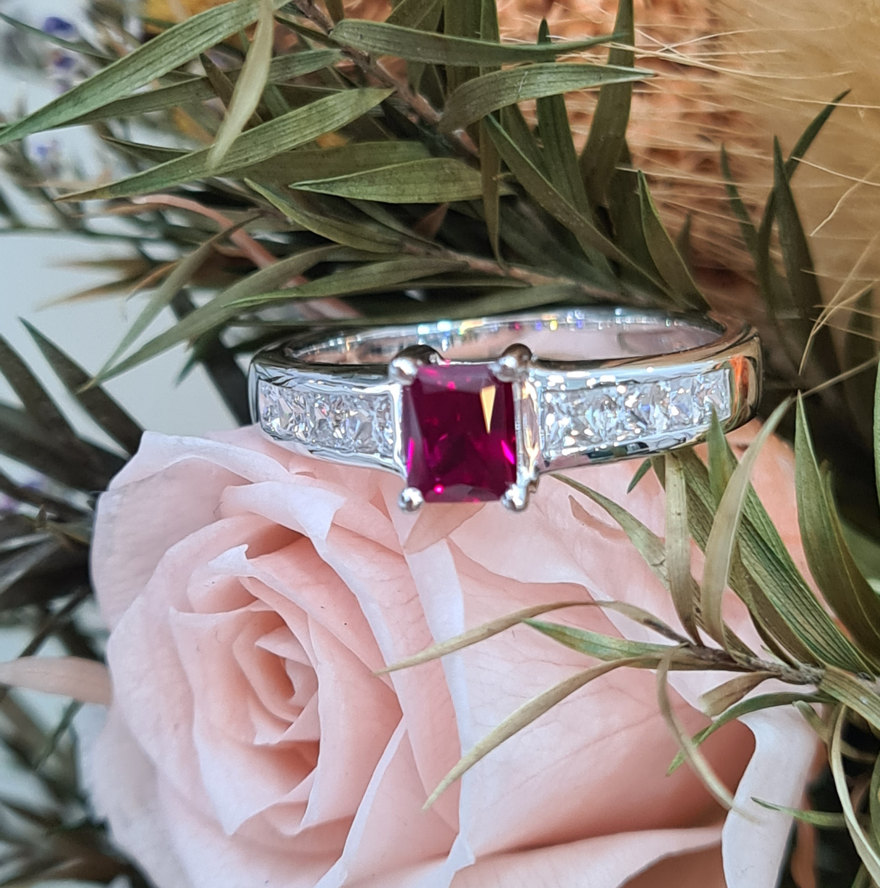 Elegant Ruby Ring