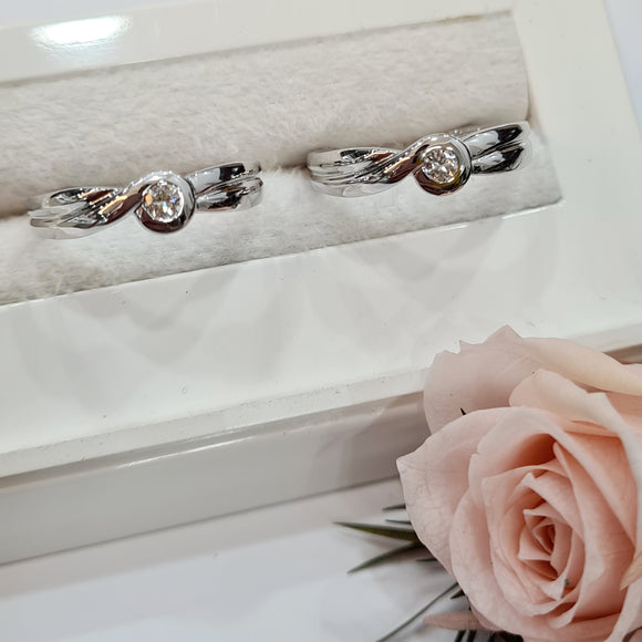 H1 Shank Design Diamond Wedding Ring