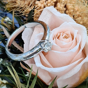Four Prongs Classic Diamond Engagement Ring