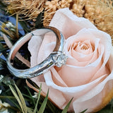 Four Prongs Classic Diamond Engagement Ring