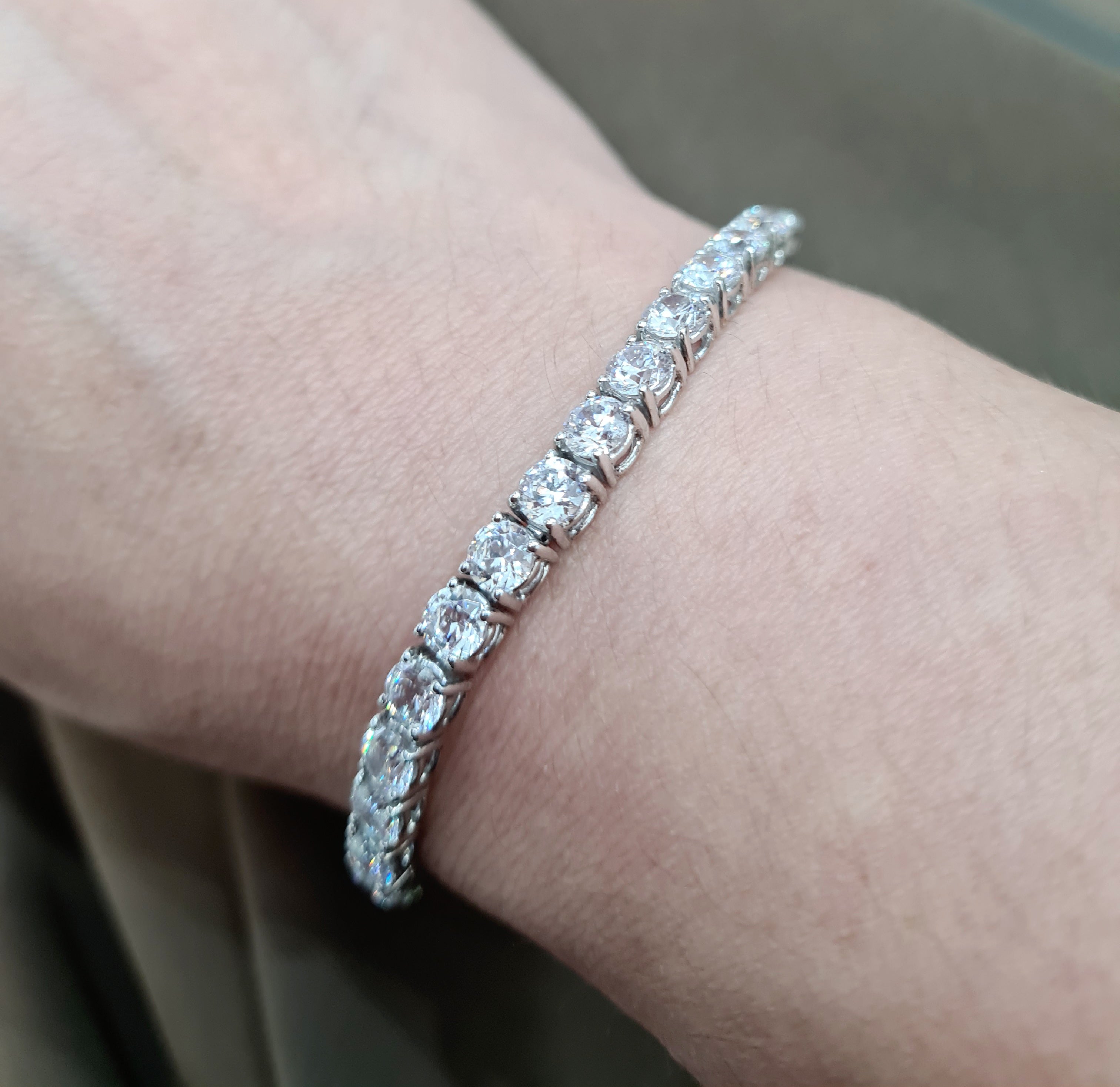 0.35 carats Diamond Simulants Tennis Bracelet