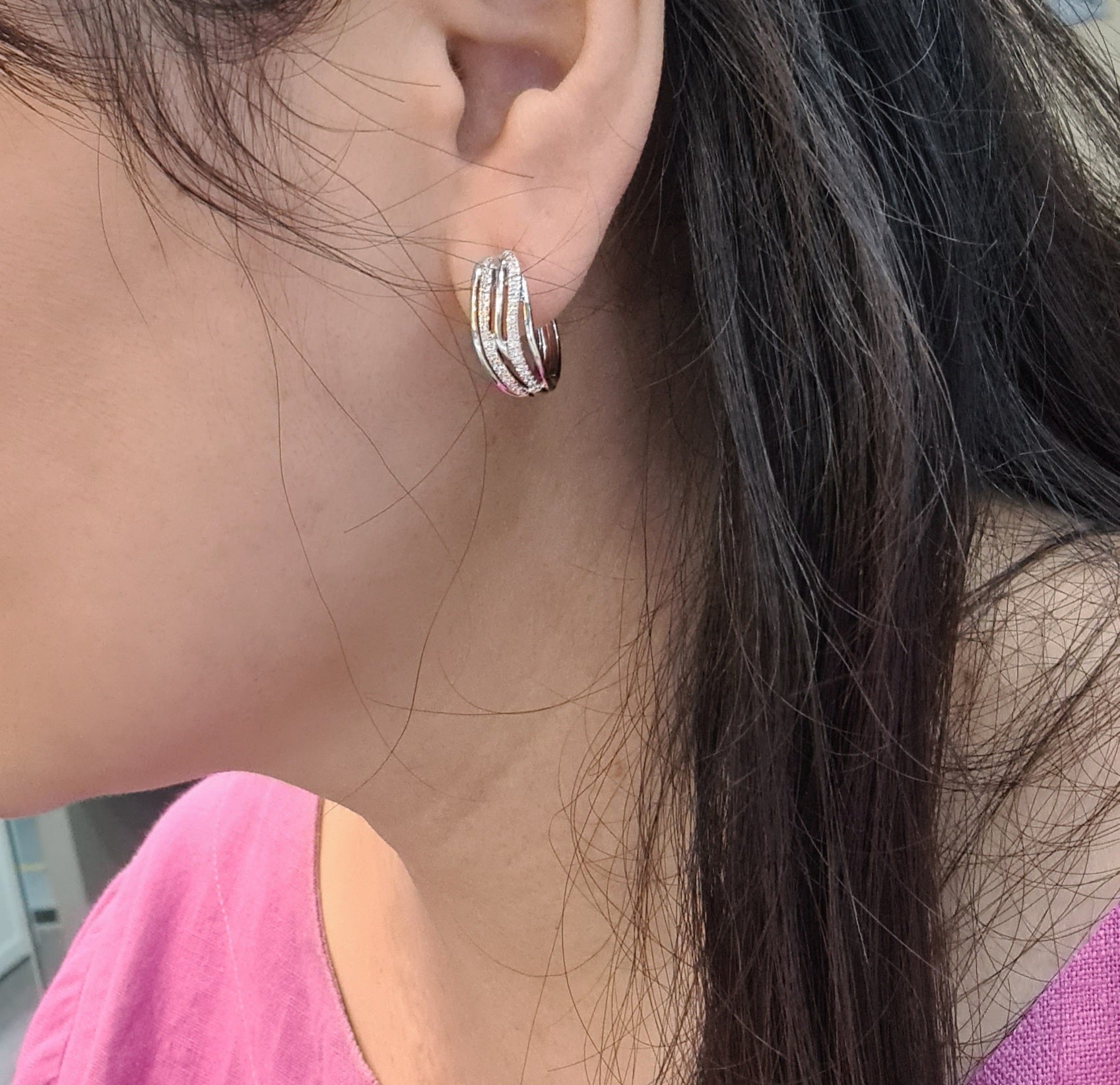 Beautiful Shank Hoop Earrings
