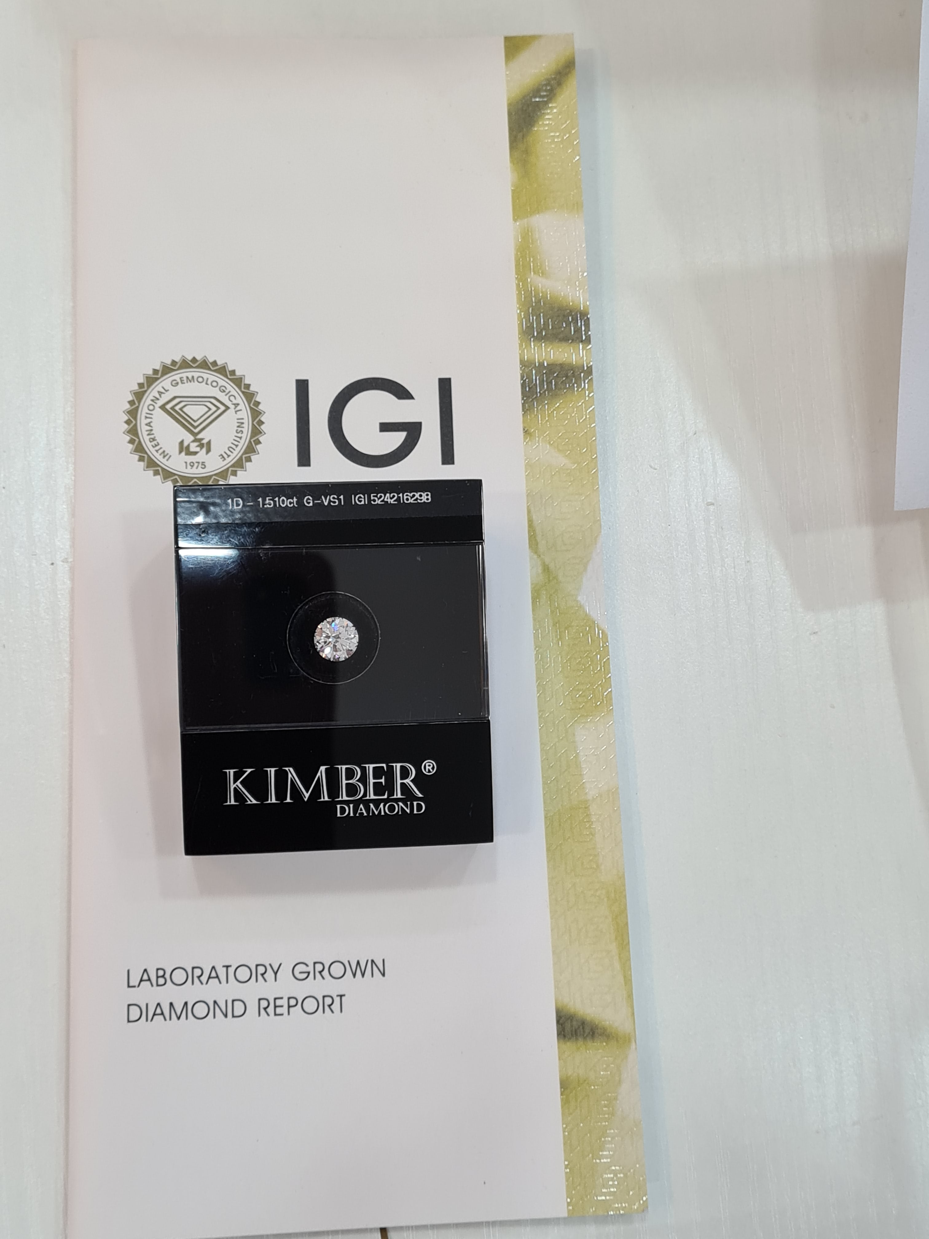 1.51 carats  Kimber Diamond